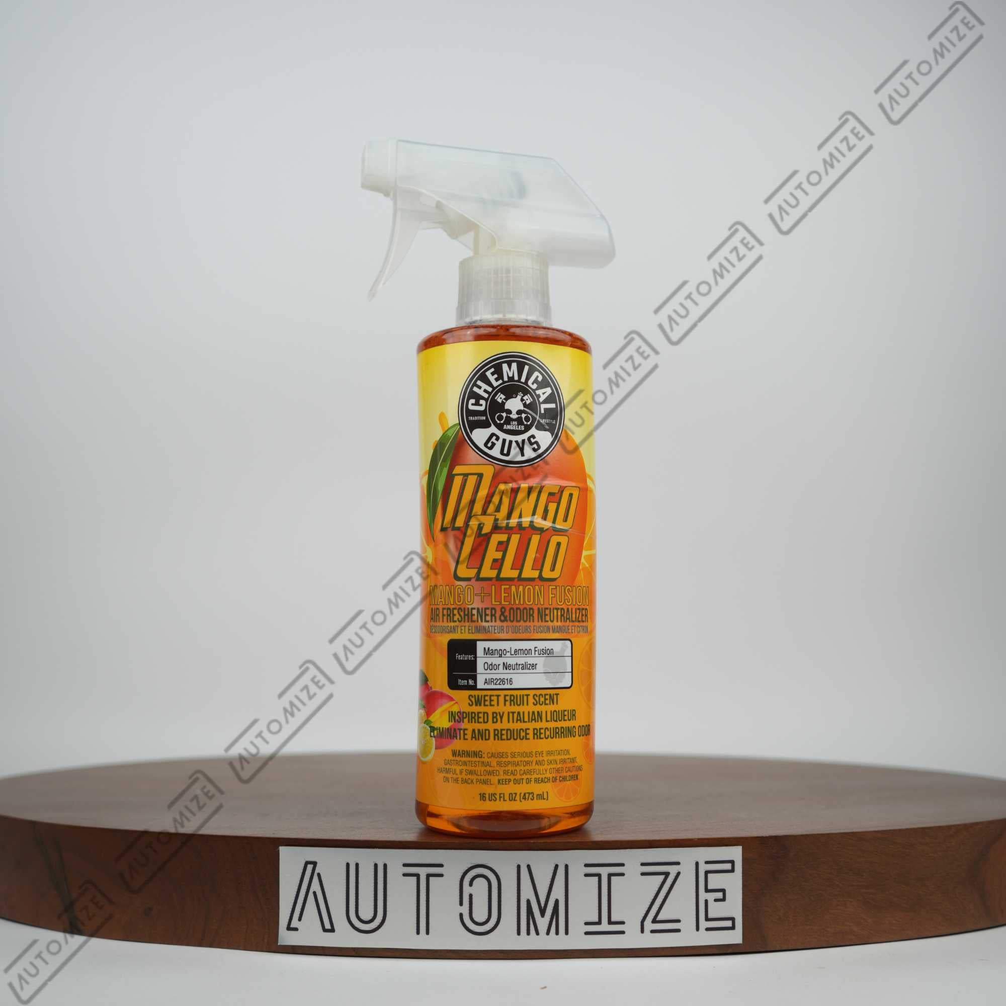 Chemical Guys Mango Cello Air freshener and Odor Neutralizer (473ml)