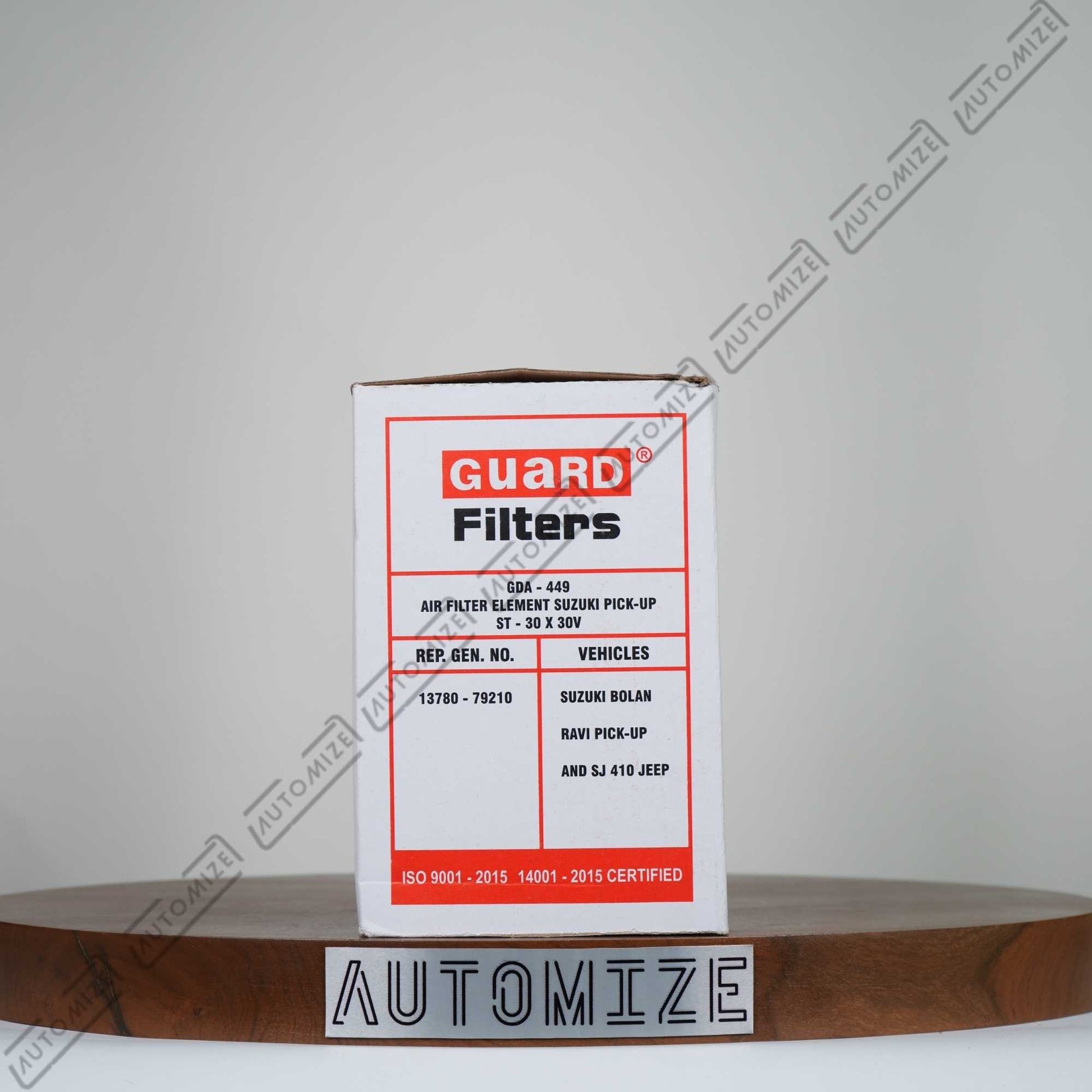 Buy Guard Element Air Filter [GDA-449] for Suzuki Bolan/Ravi Pickup/SJ 410 Jeep | Automize.pk