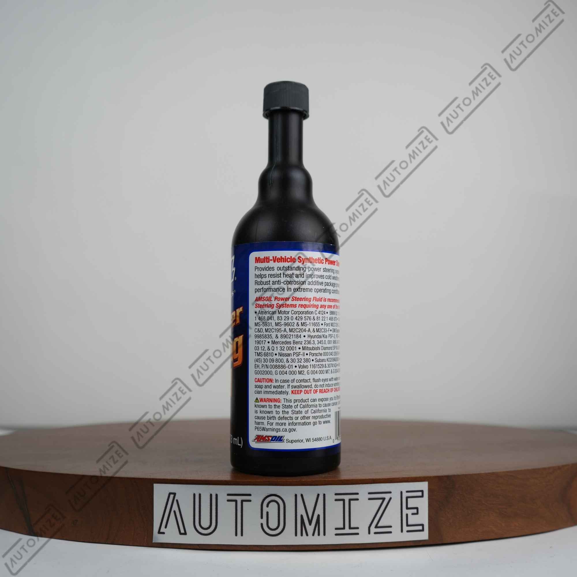 Amsoil Multi Vehicle Synthetic Power Steering Fluid (473ml)