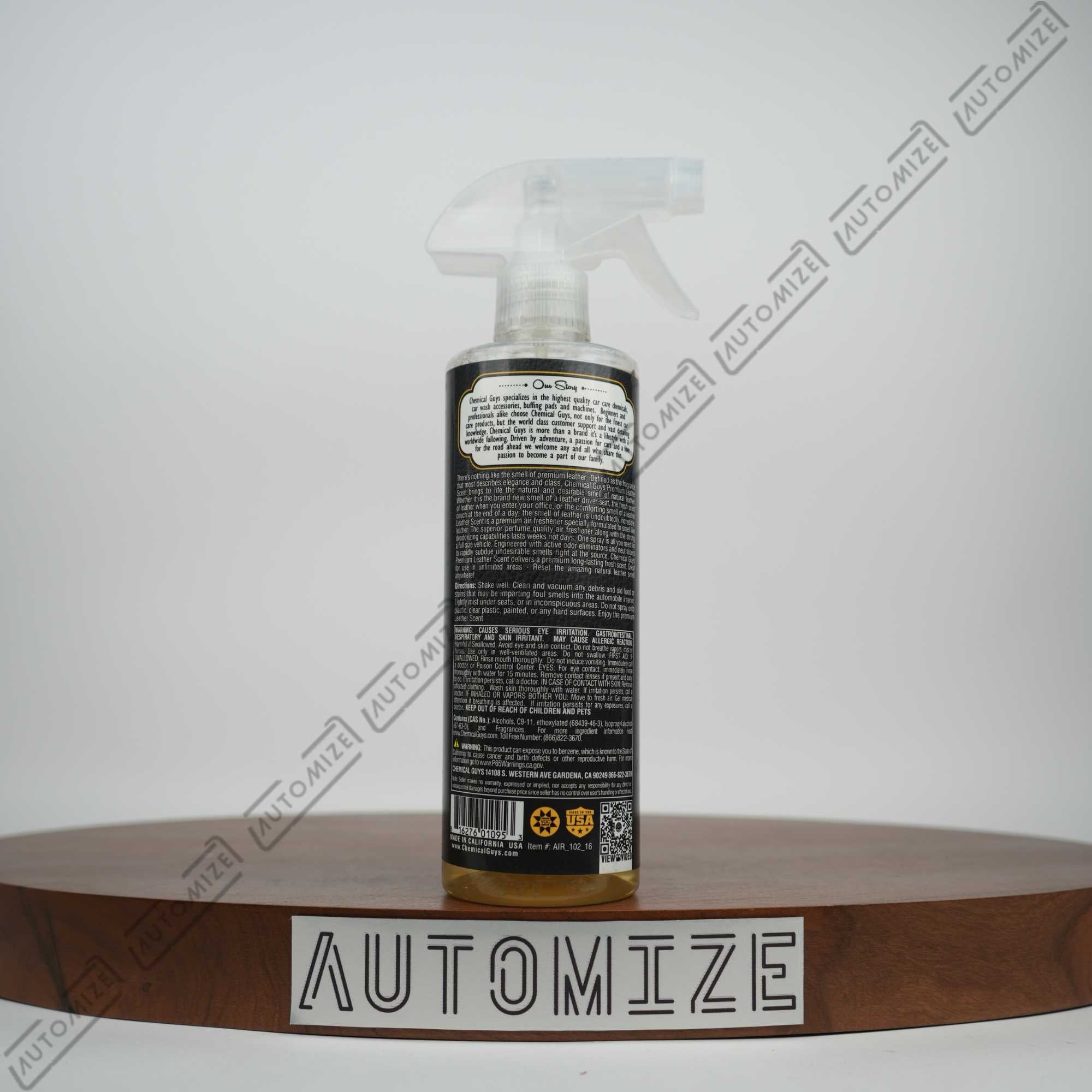 Chemical Guys Leather Scent Air freshener and Odor Eliminator (473ml)