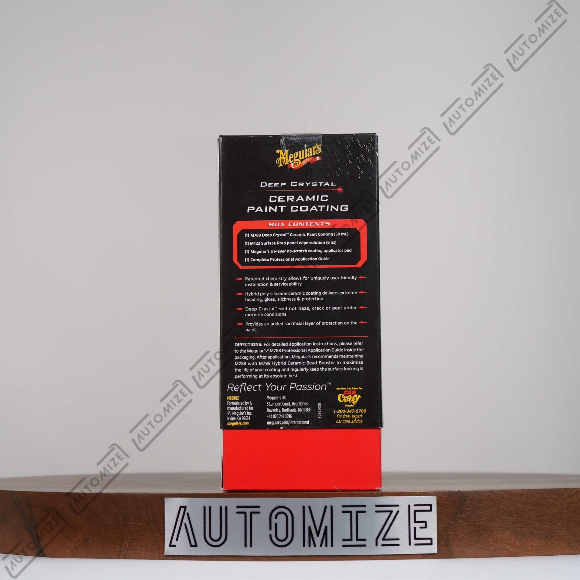 Shop Meguiar's Deep Crystal Ceramic Paint Coating Set [M788] | Automize.pk