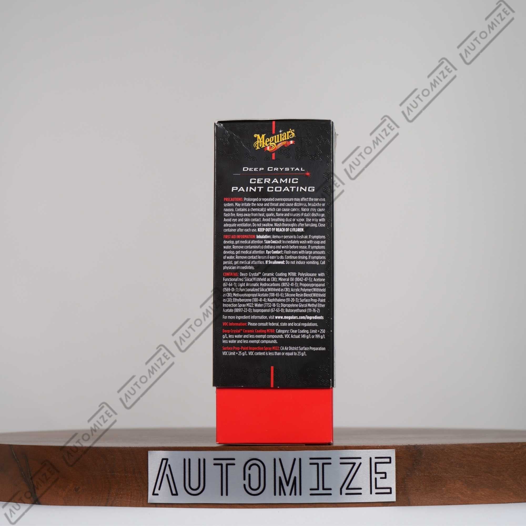 Meguiar's Deep Crystal Ceramic Paint Coating Set Benefits | Automize.pk