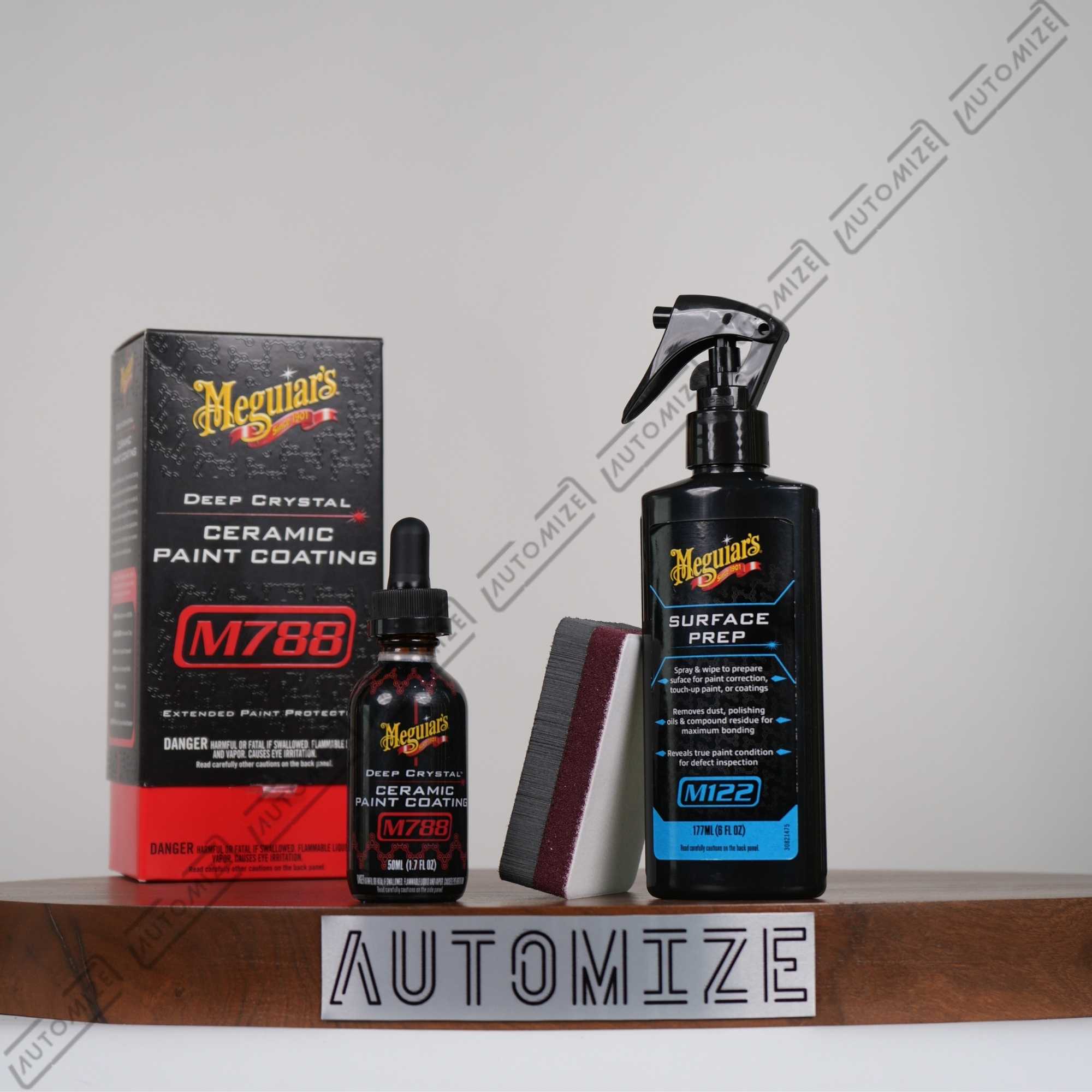 Meguiar's Deep Crystal Ceramic Paint Coating Set [M788] | Automize.pk