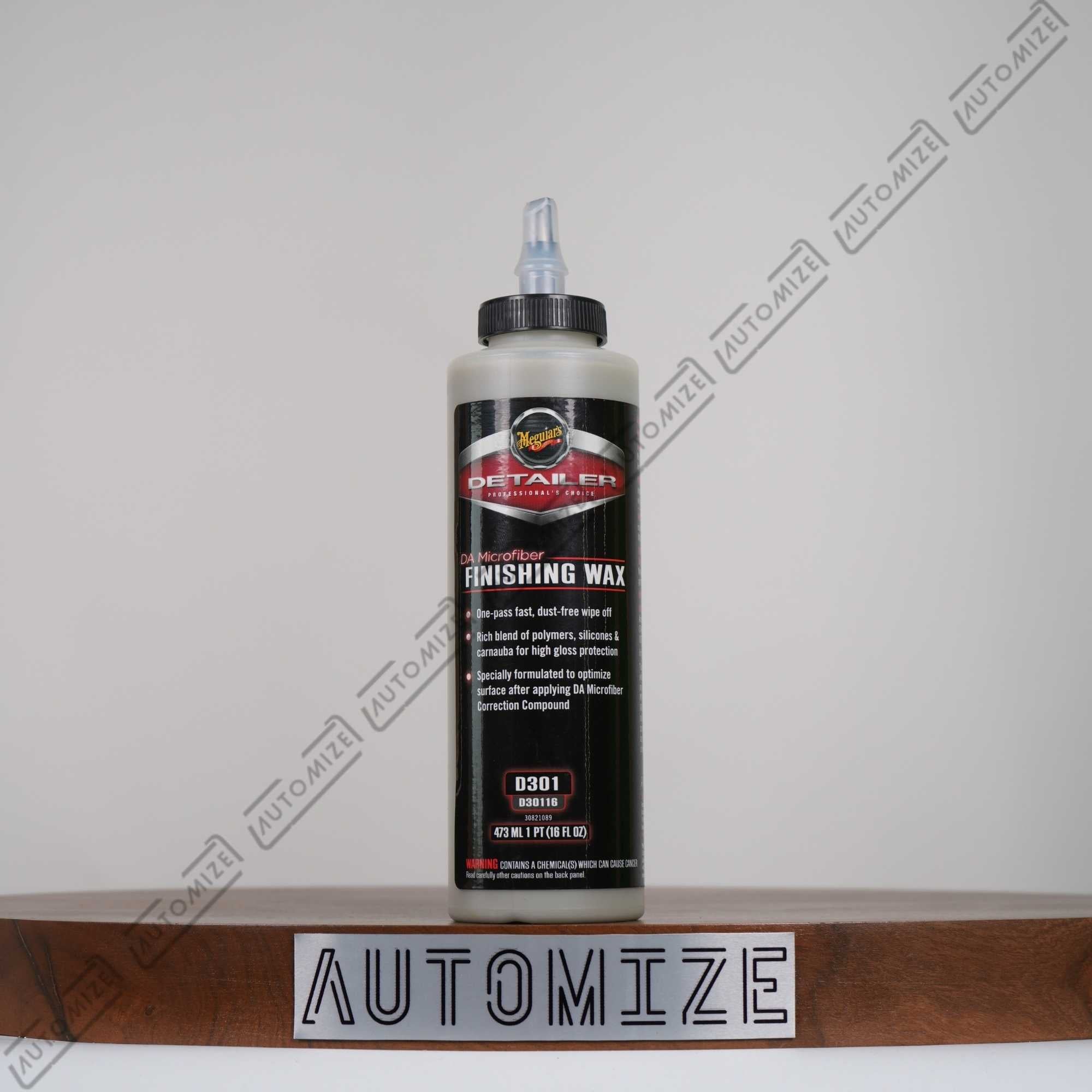 Buy Meguiar's Detailer Professional DA Microfiber Finishing Wax D301 (473ml) in Pakistan | Automize.pk