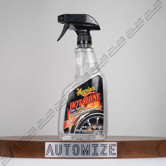 Buy Meguiar's Hot Shine Tire Spray (709ml) in Pakistan | Automize.pk