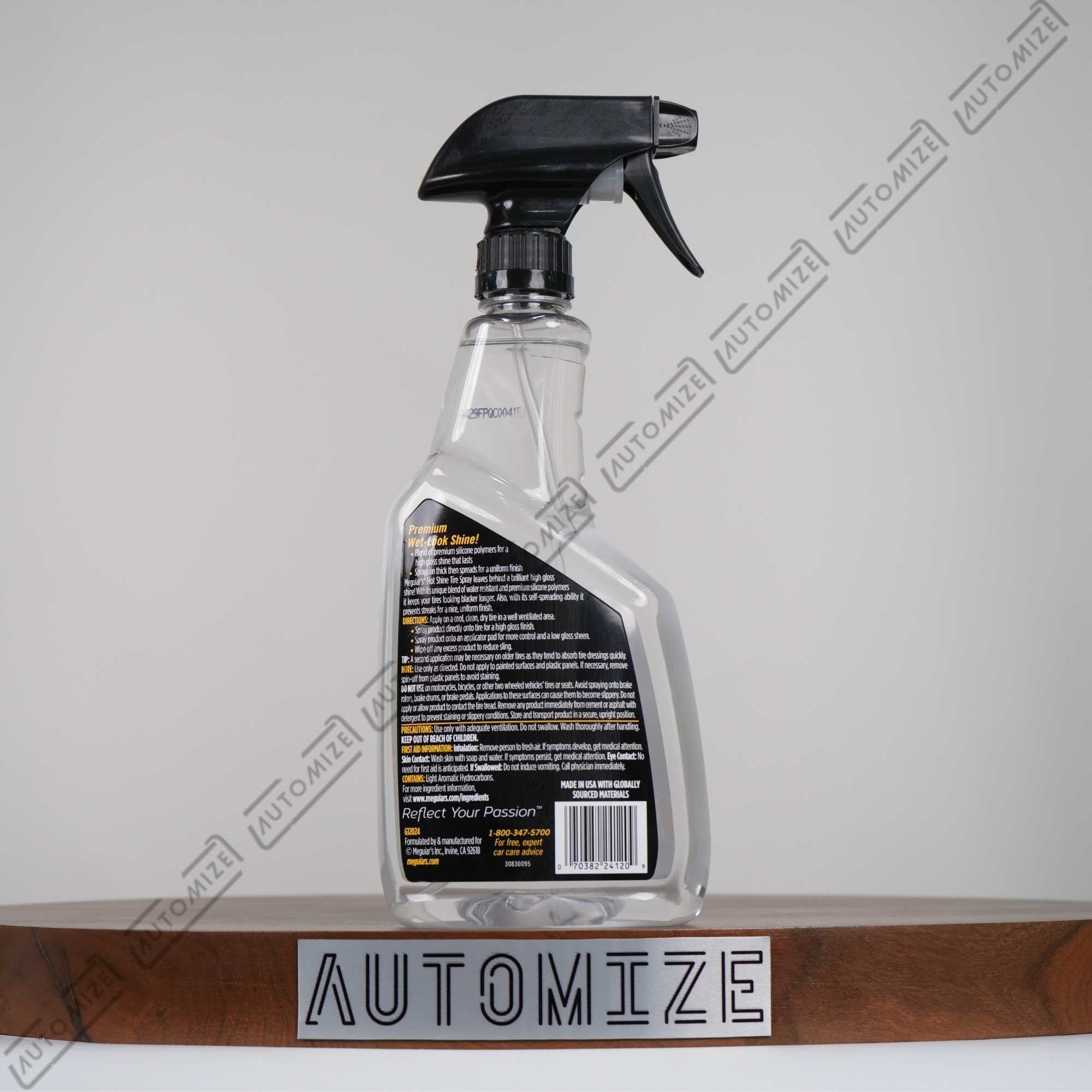Order Online Meguiar's Hot Shine Tire Spray (709ml) | Automize.pk