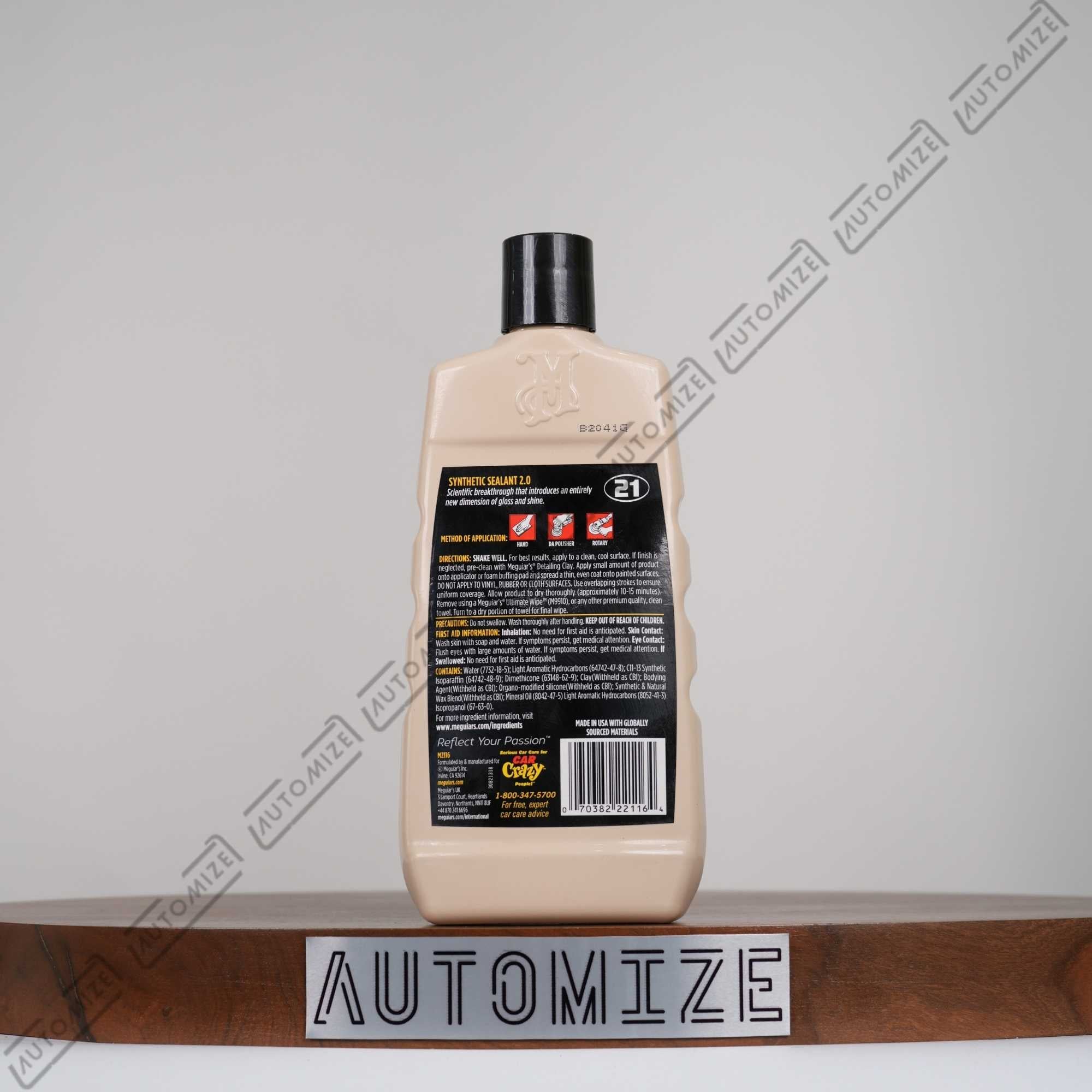 Order Online Meguiar's Mirror Glaze Professional Synthetic Sealant 2.0 (473ml) | Automize.pk
