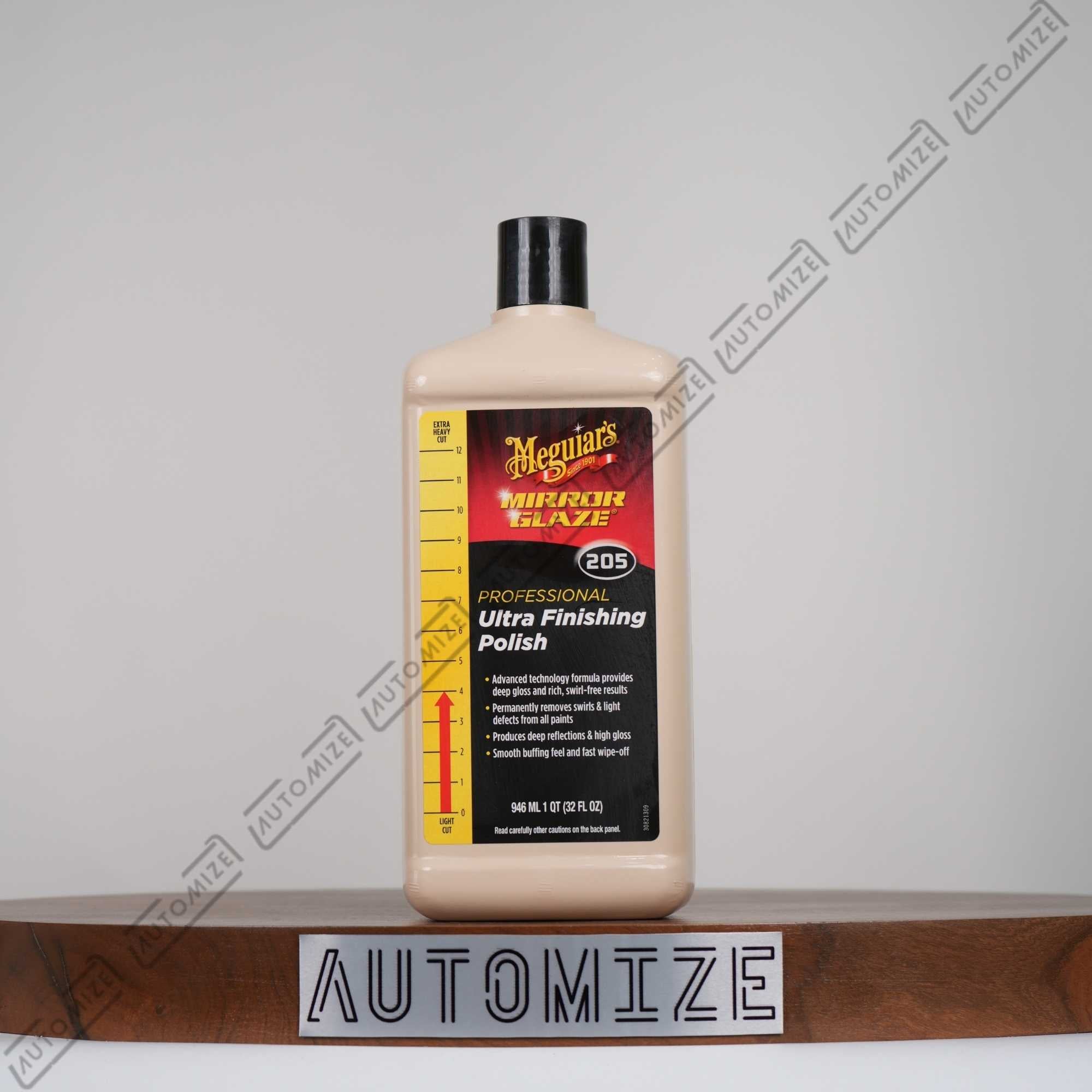Buy Meguiar's Mirror Glaze Professional Ultra Finishing Polish (946ml) in Pakistan | Automize.pk