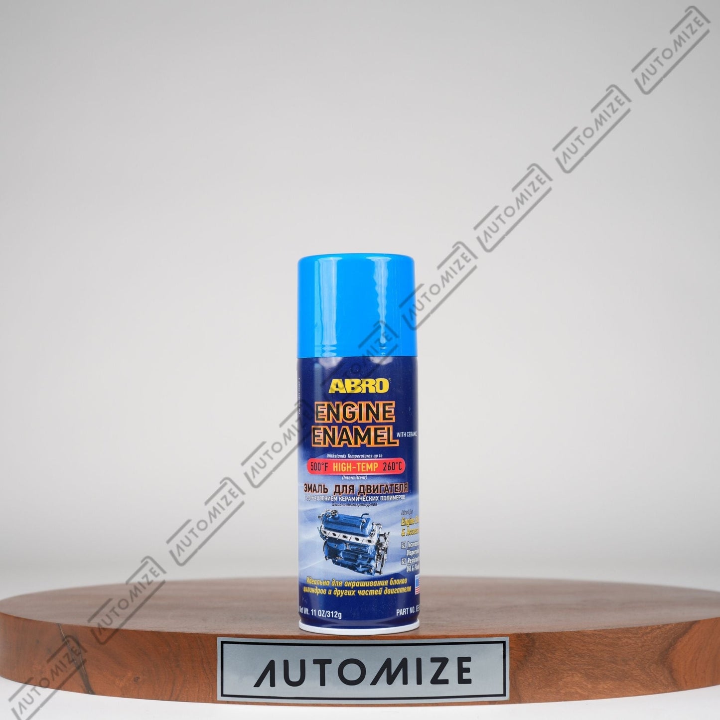 ABRO Engine Enamel w/ Ceramic EE - 555 - Blue (312ml) - Automize