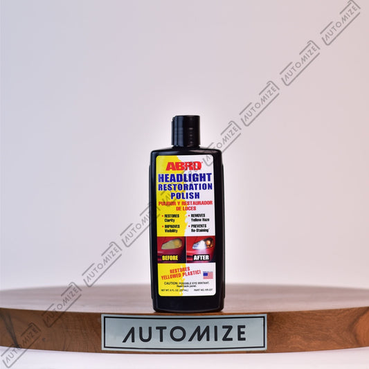 ABRO Headlight Restoration Polish (237ml) - Automize