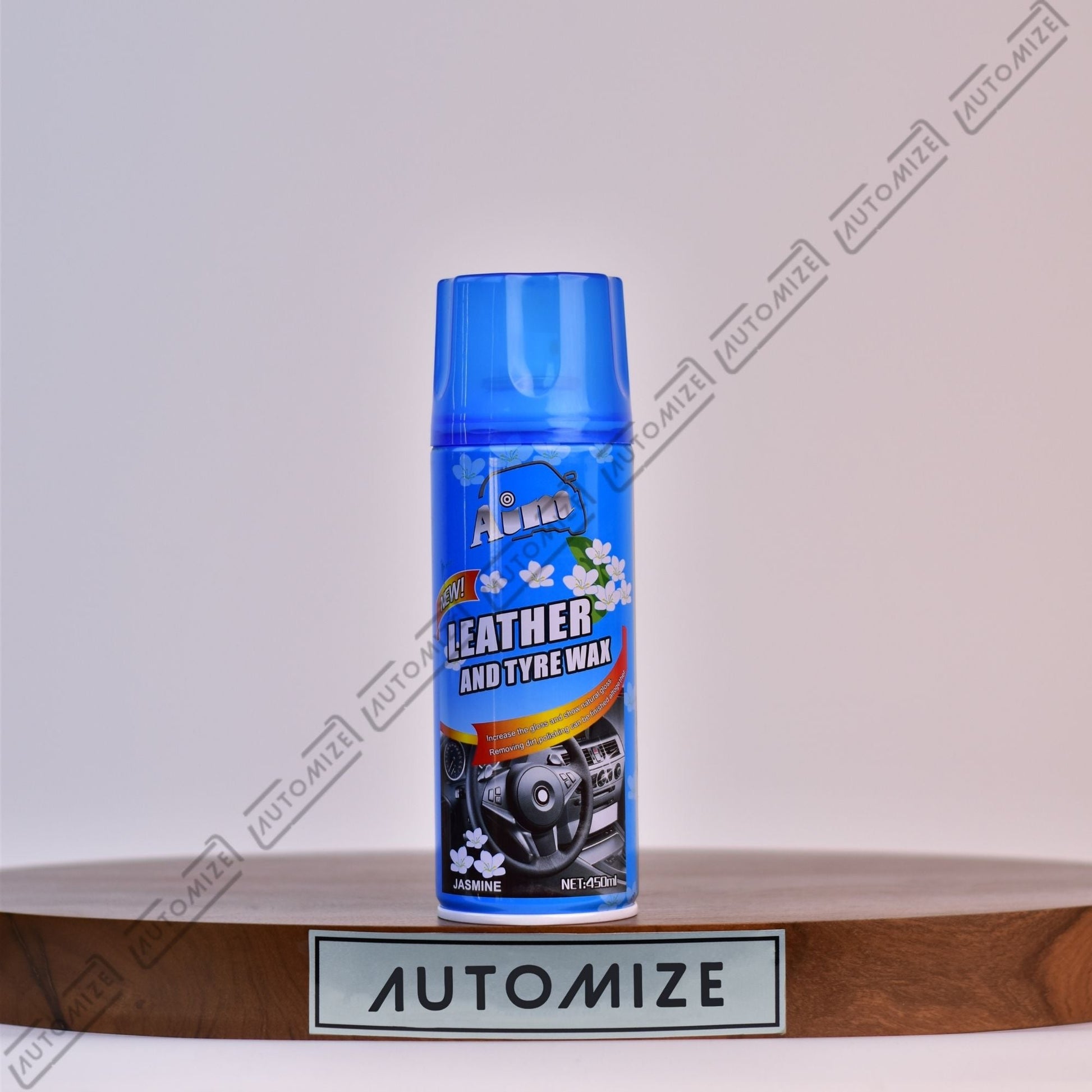 Aim Leather and Tyre Wax (450ml) - Automize