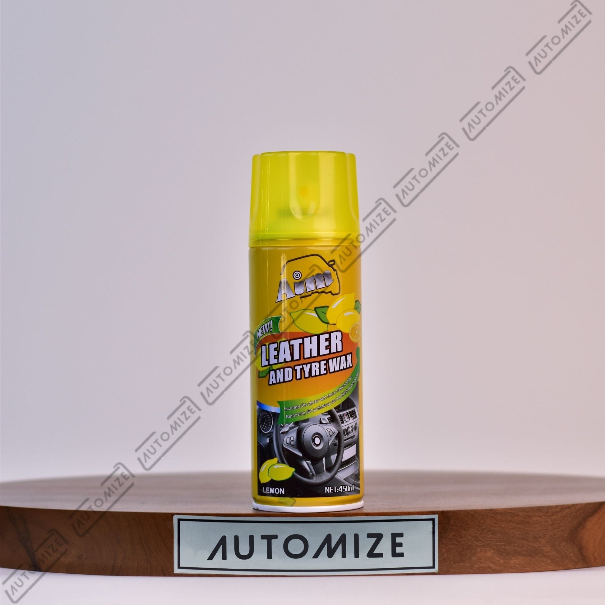 Aim Leather and Tyre Wax (450ml) - Automize