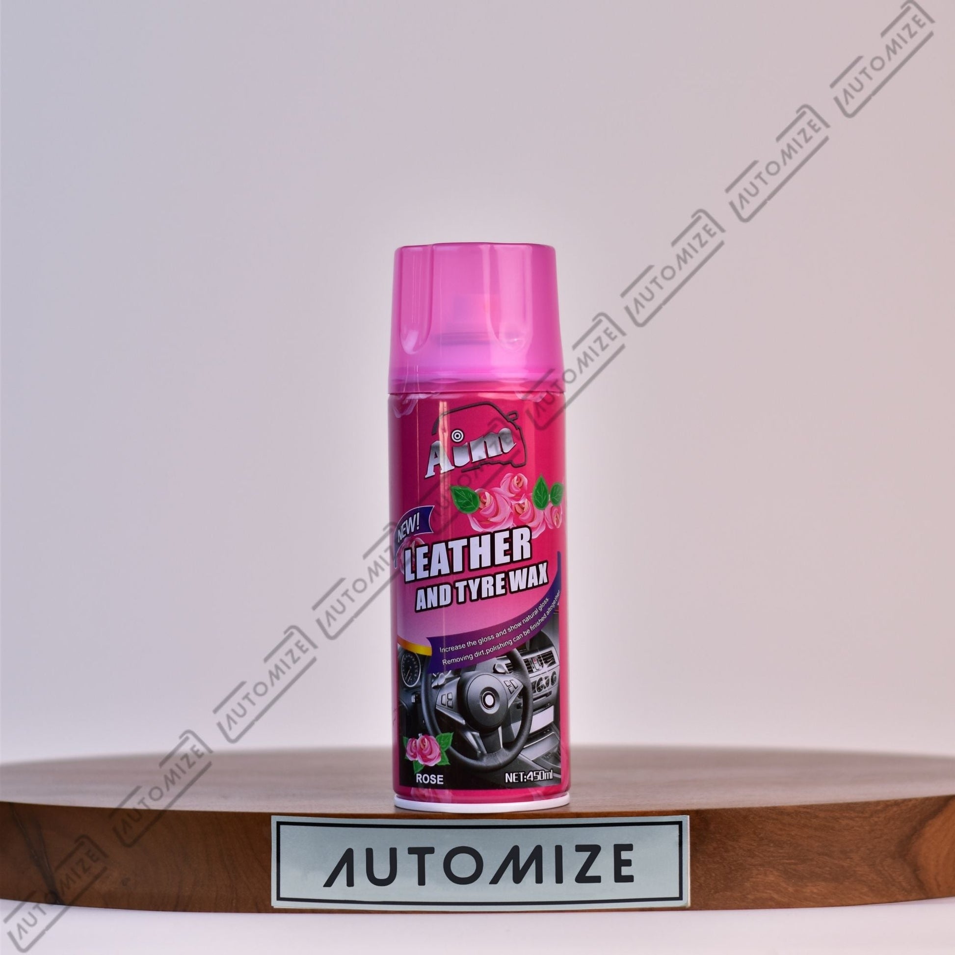 Aim Leather and Tyre Wax (450ml) - Automize