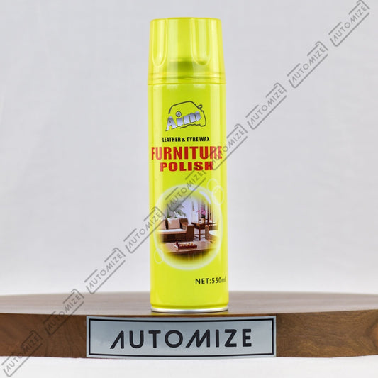 Aim Leather and Tyre Wax Furniture Polish (550ml) - Automize