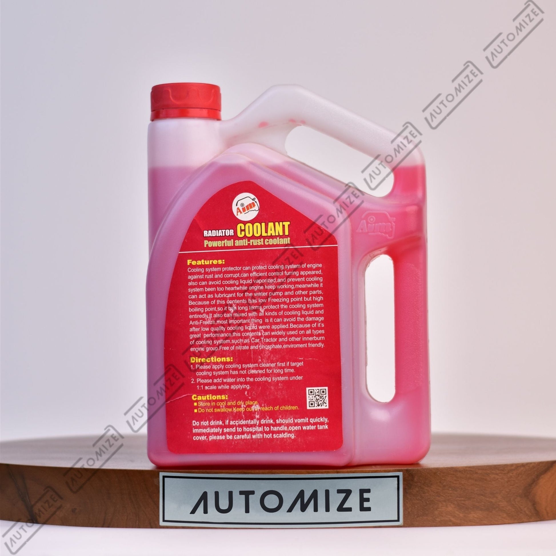 Aim Radiator Coolant Anti Rust - Red (2l) - Automize