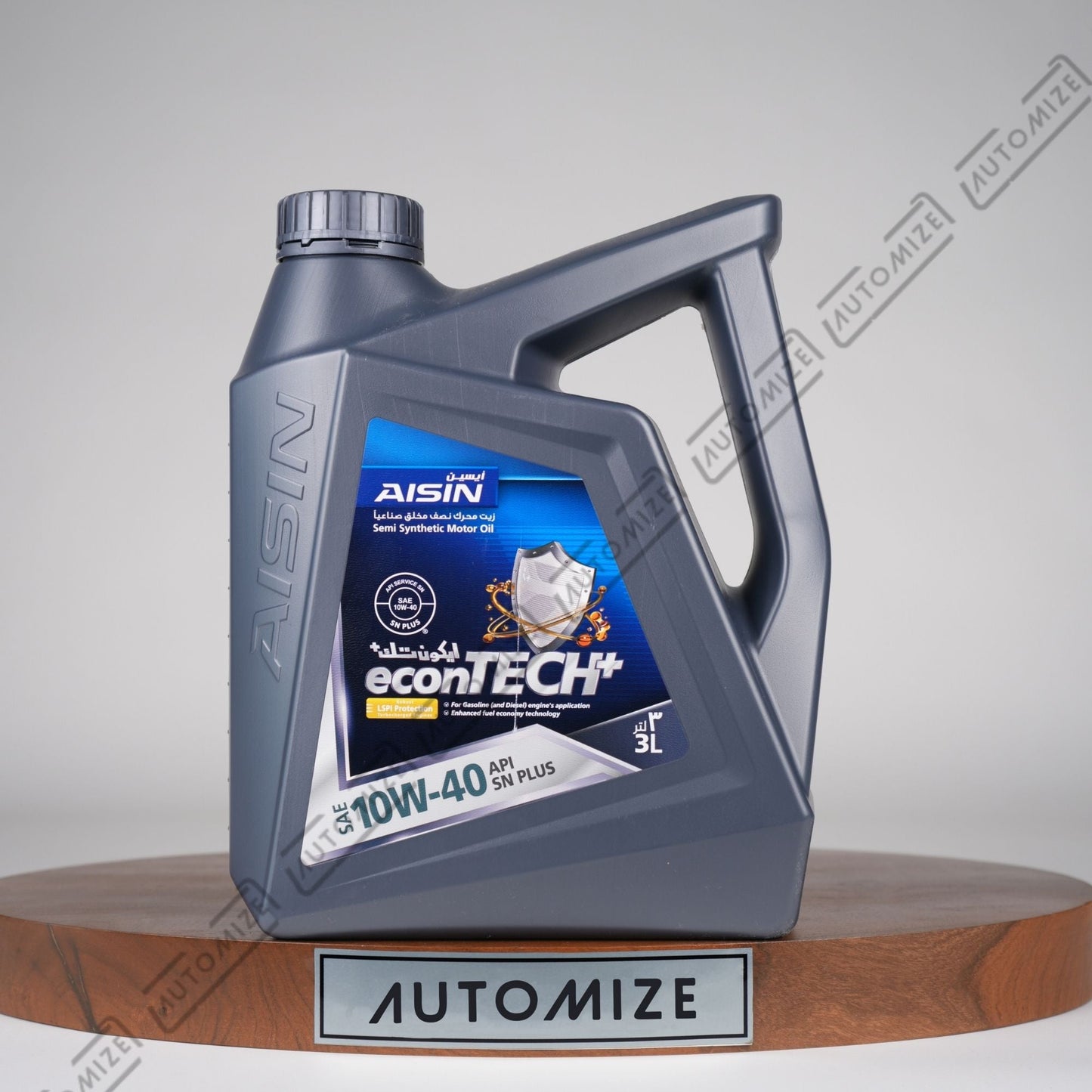 AISIN econTech+ Semi - Synthetic 10W - 40 [SN+] (3l) - Automize