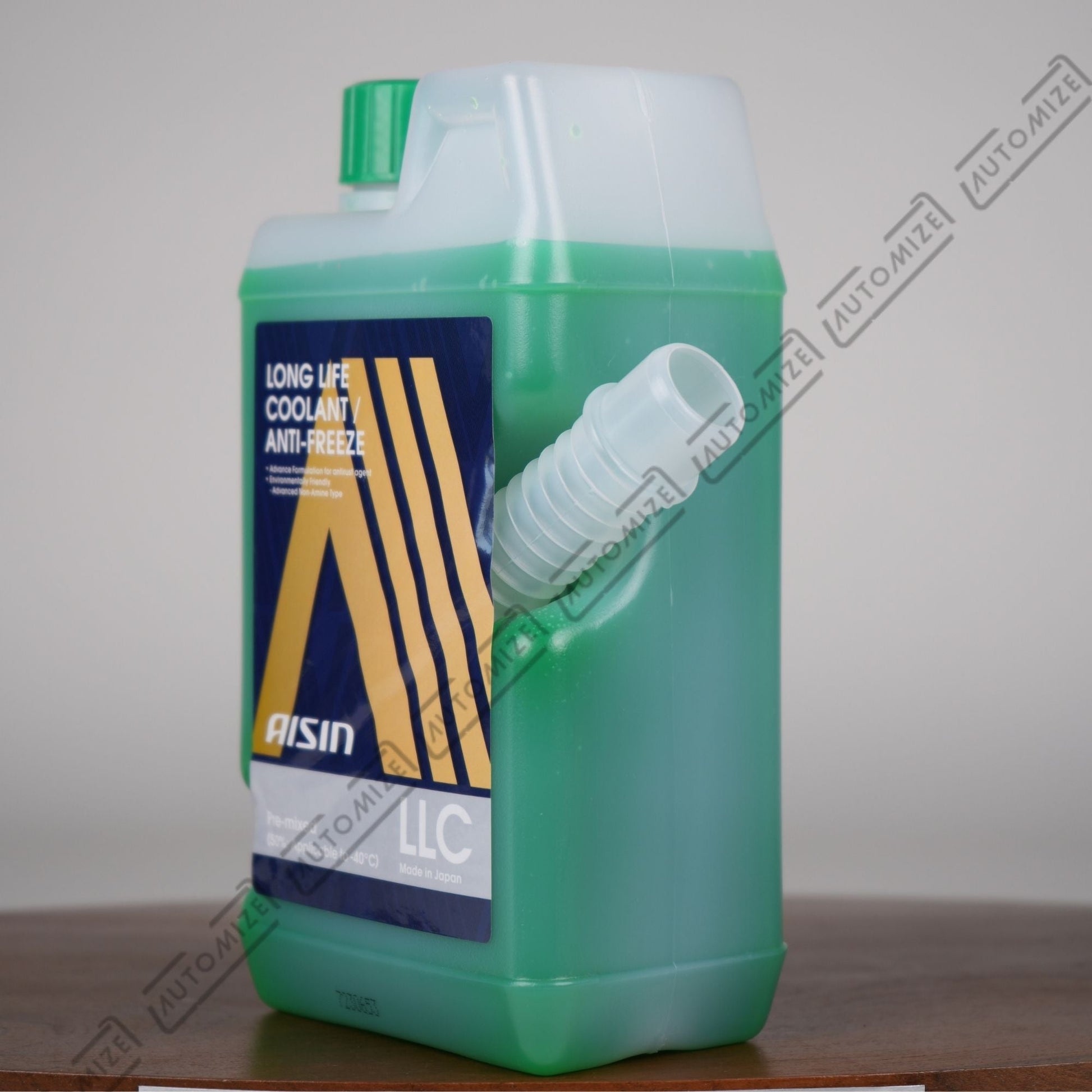 AISIN Long Life Anti - Freeze Coolant [Green] (1l) - Automize