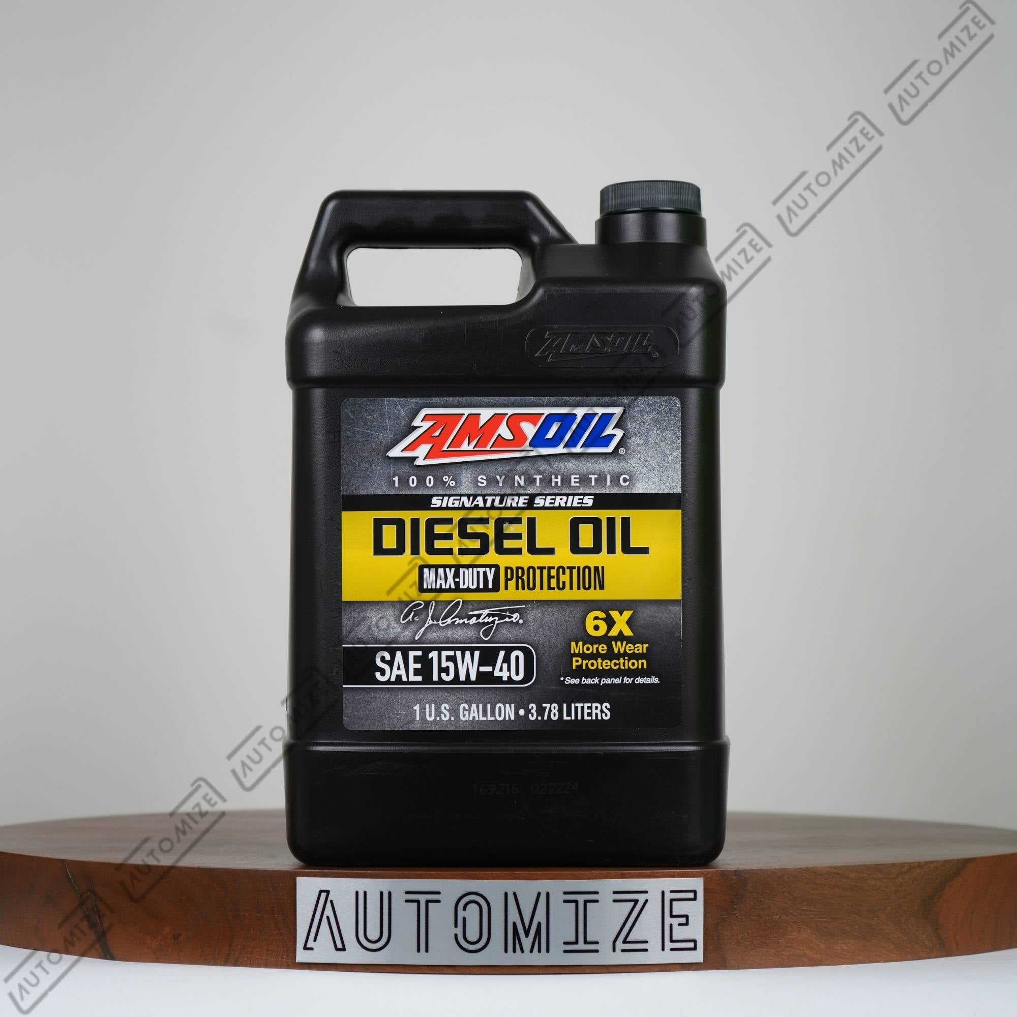 Amsoil 100% Synthetic Diesel Oil Max Duty Protection SAE 15W - 40 Signature Series (3.78l) | Automize.pk