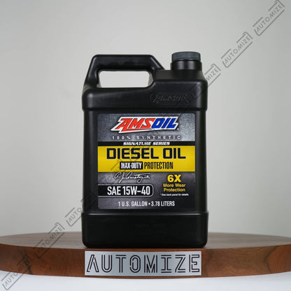 Amsoil 100% Synthetic Diesel Oil Max Duty Protection SAE 15W - 40 Signature Series (3.78l) | Automize.pk