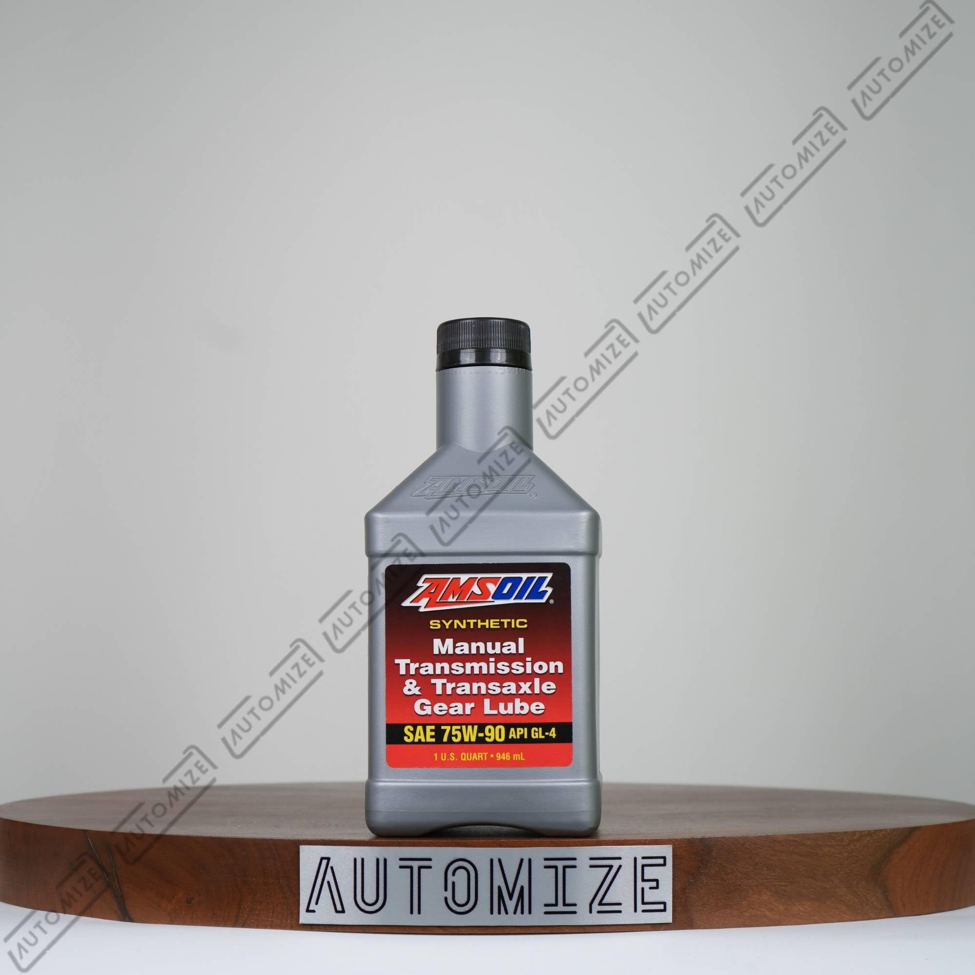 Amsoil 100% Synthetic Manual Transmission and Transaxle Gear Lube SAE 75W - 90 (946ml) - Automize