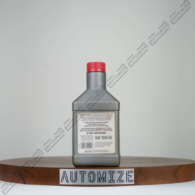 Amsoil 100% Synthetic Metric Motorcycle Oil SAE 15W - 50 (946ml) - Automize