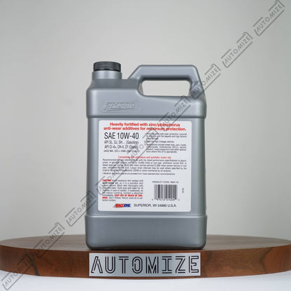 Amsoil 100% Synthetic Motor Oil High Zinc Formula 10W - 40 (3.78l) - Automize
