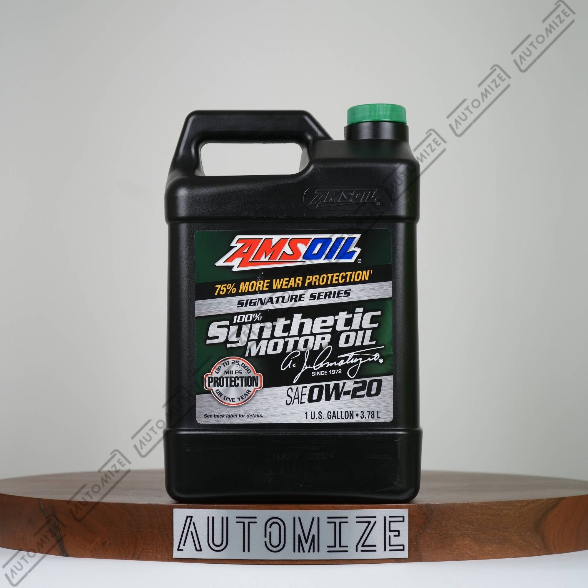 Amsoil 100% Synthetic Motor Oil SAE 0W - 20 Signature Series (3.78l) - Automize