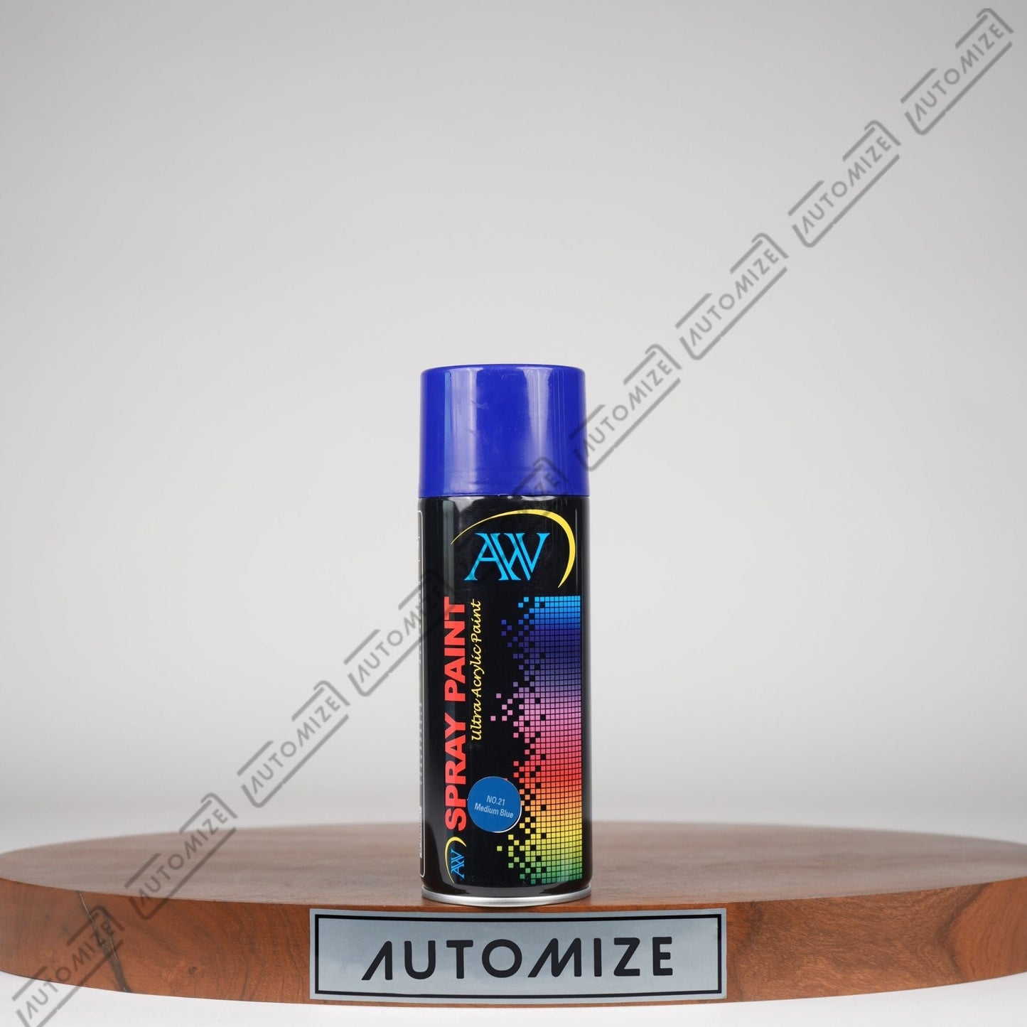 AW Spray Paint Ultra Acrylic - 21 Medium Blue (450ml) - Automize