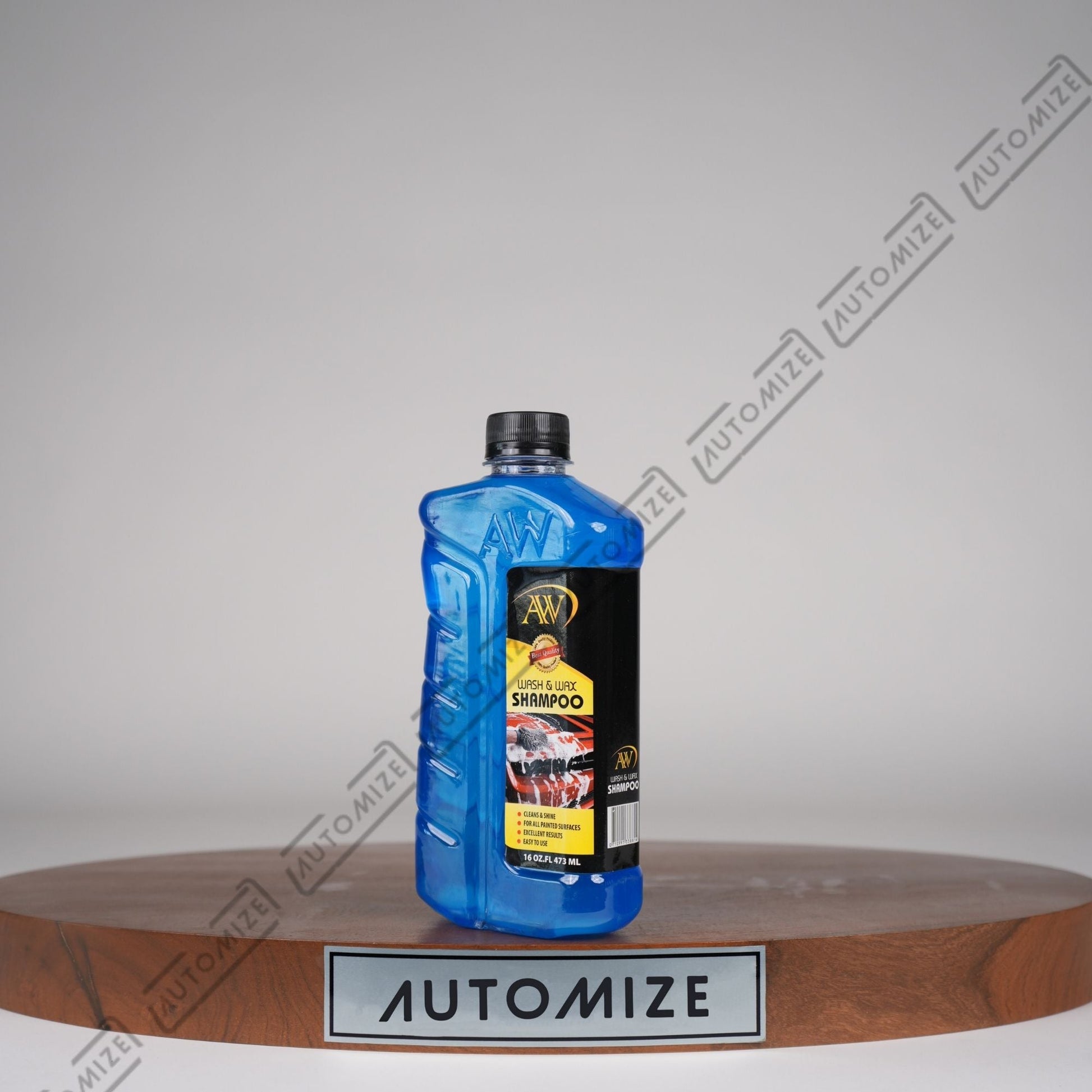 AW Wash and Wax Shampoo [Blue] (473ml) - Automize