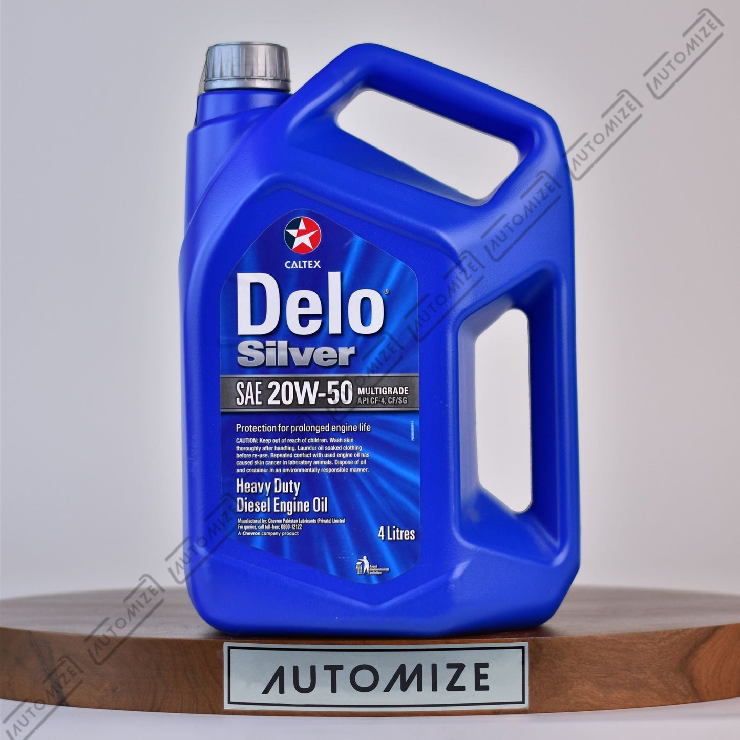 Caltex Delo Silver 20W - 50 Multigrade Genuine Heavy Duty Diesel Engine Oil (4l) - Automize