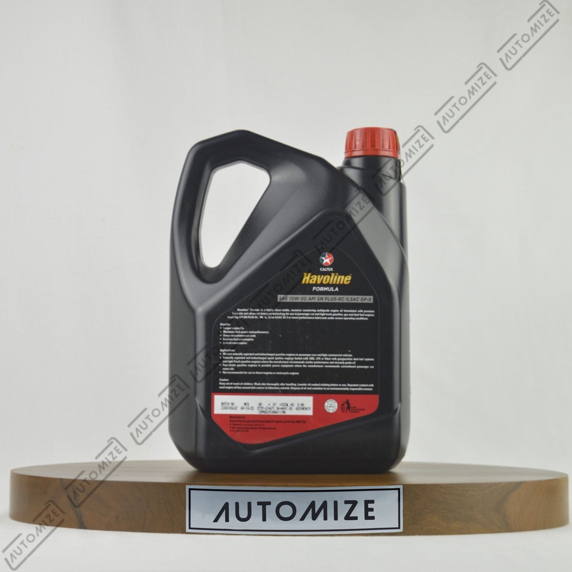 Caltex Havoline 10W - 30 Genuine Engine Oil (4l) - Automize