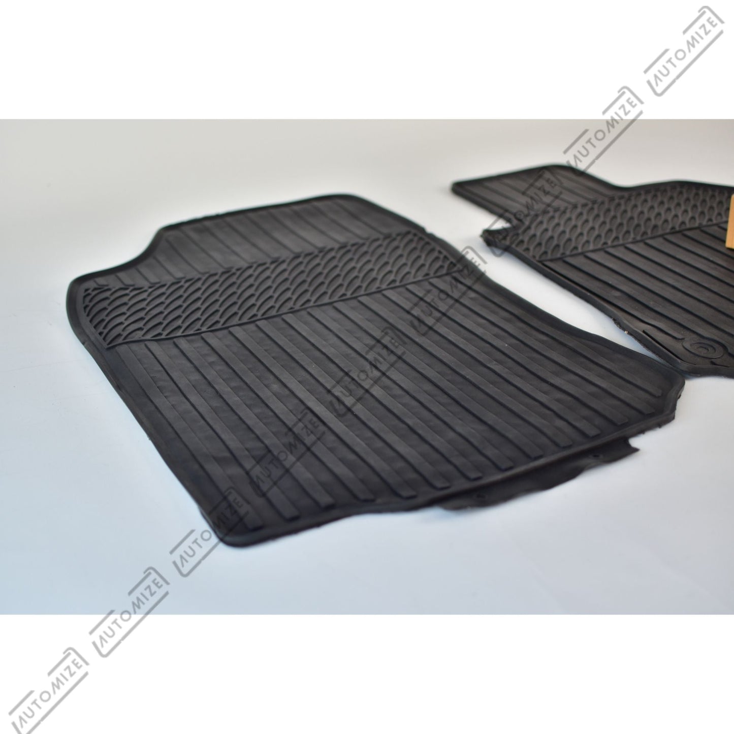 Car Floor Mats - Black/Grey (Toyota Corolla 2015) - Automize