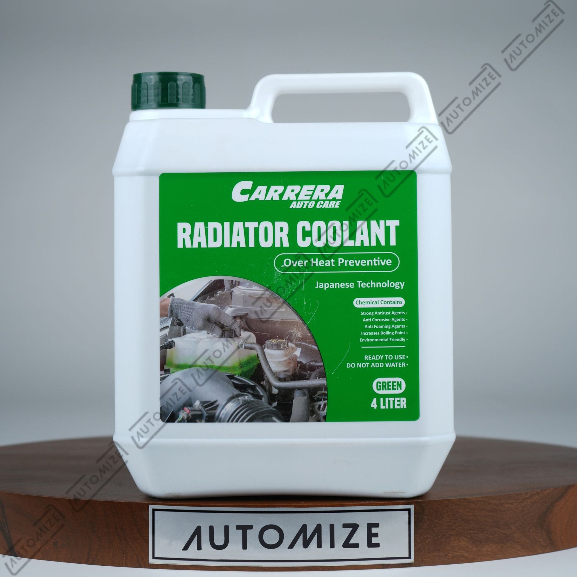 Carrera Radiator Coolant - Overheat Preventive [Green] - Automize