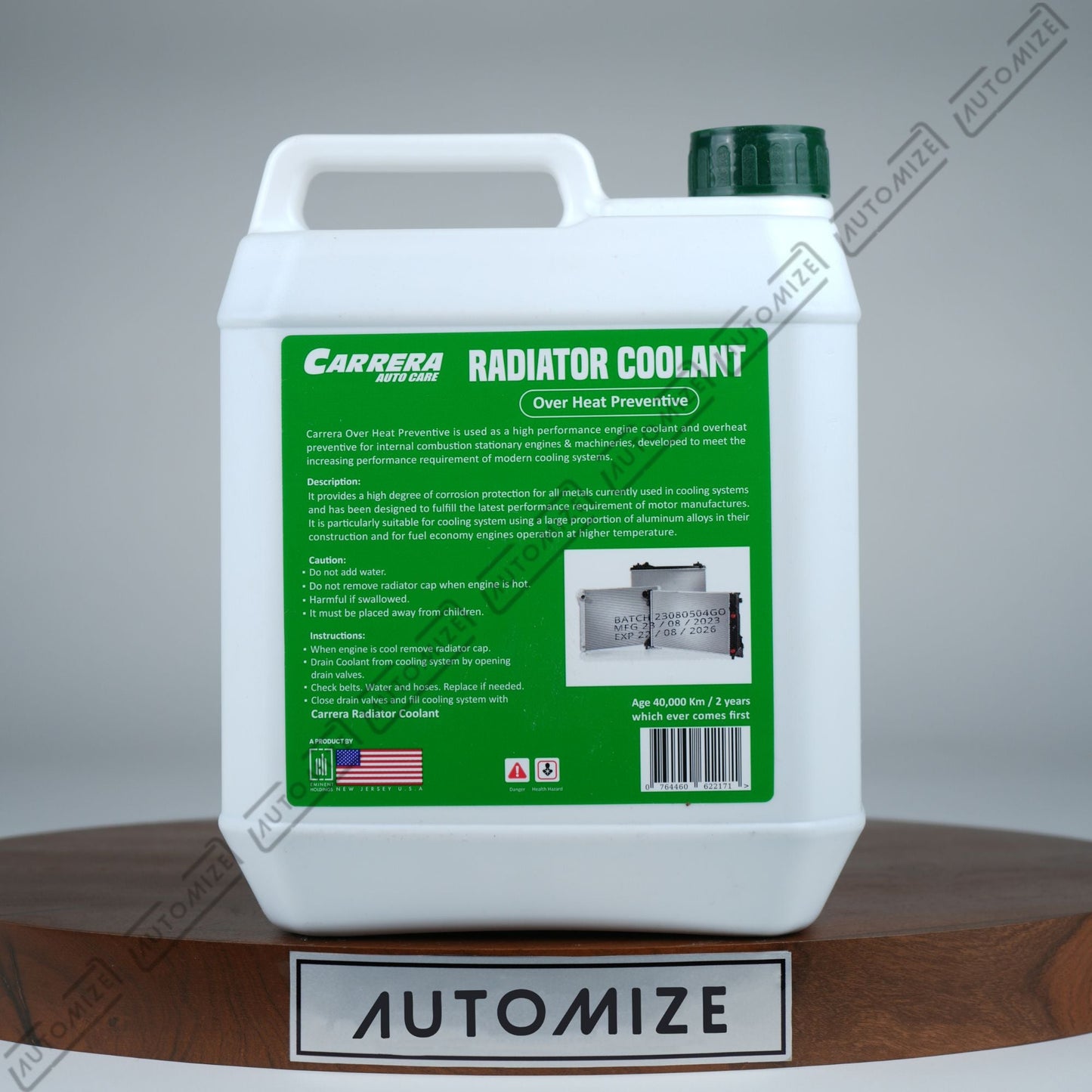 Carrera Radiator Coolant - Overheat Preventive [Green] - Automize