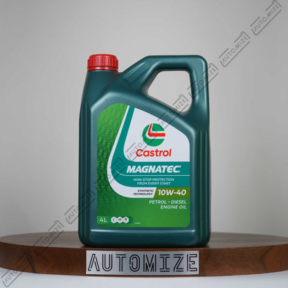 Castrol Magnatec 10W - 40 Synthetic for Petrol & Diesel Engines (4l) - Automize