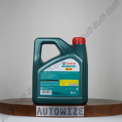 Castrol Magnatec 5W - 30 Synthetic for Petrol, Diesel & Hybrid Engines (3l) - Automize