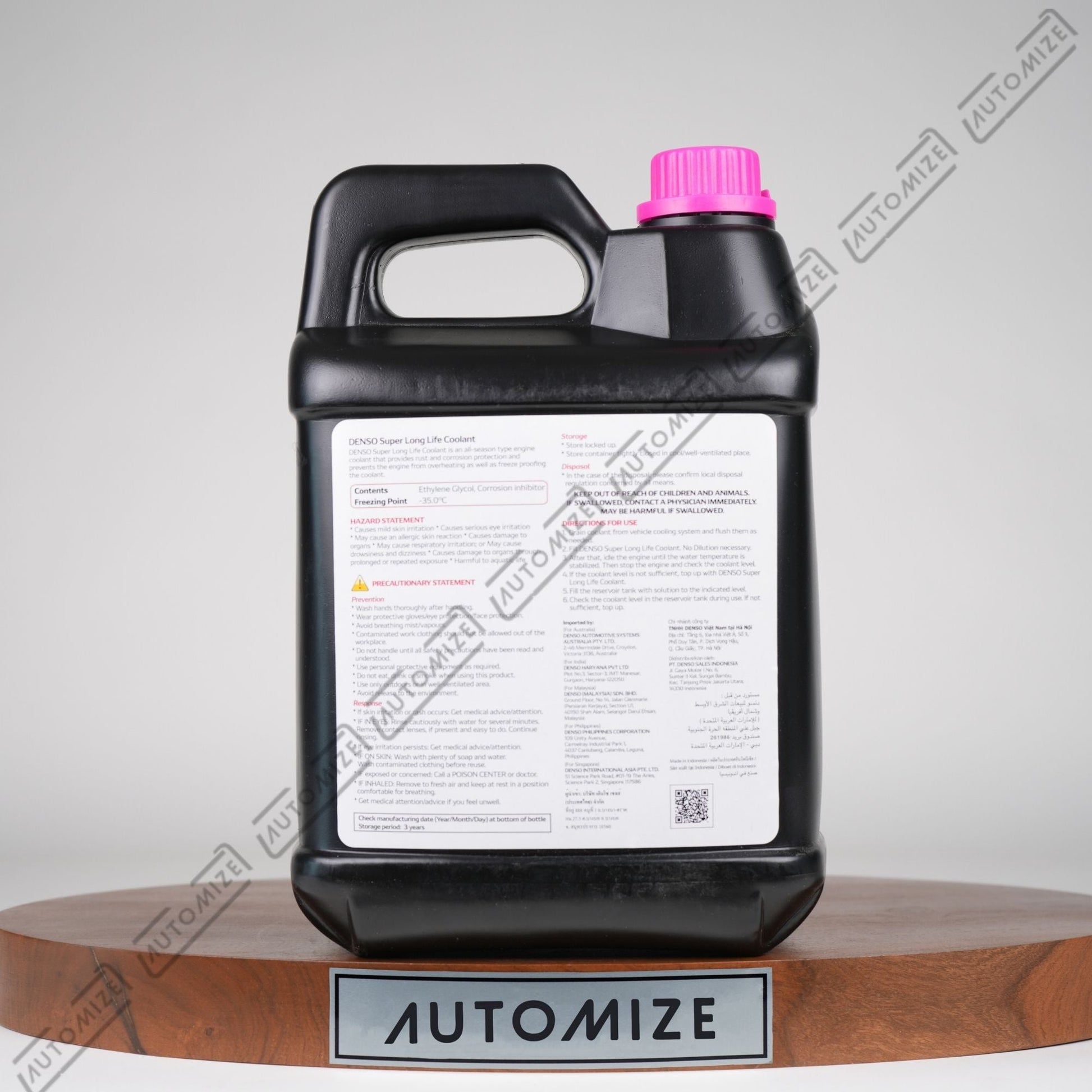 Denso Super Long Life Coolant 50% Pink Pre - mixed - Automize