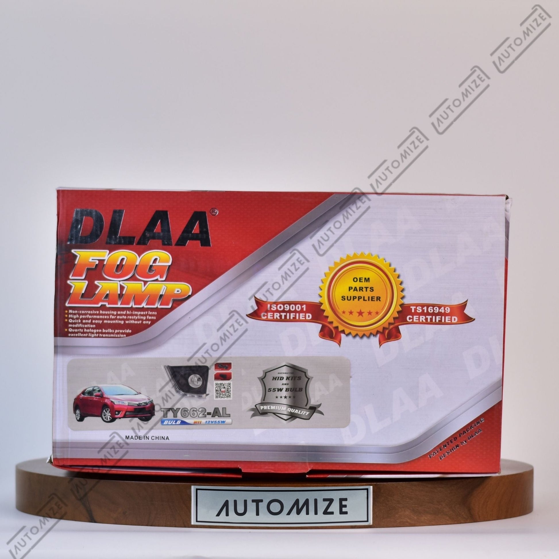 DLAA Fog Lamp + LED TY662 - AL - Automize