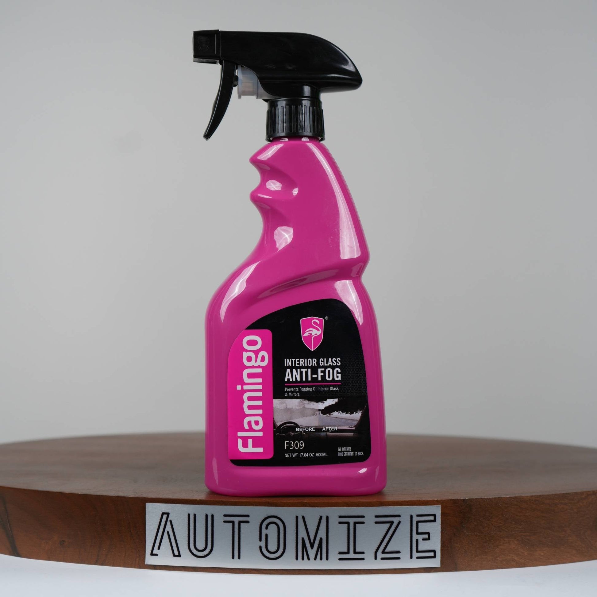 Flamingo Interior Glass Anti - Fog Spray F309 (500ml) - Automize