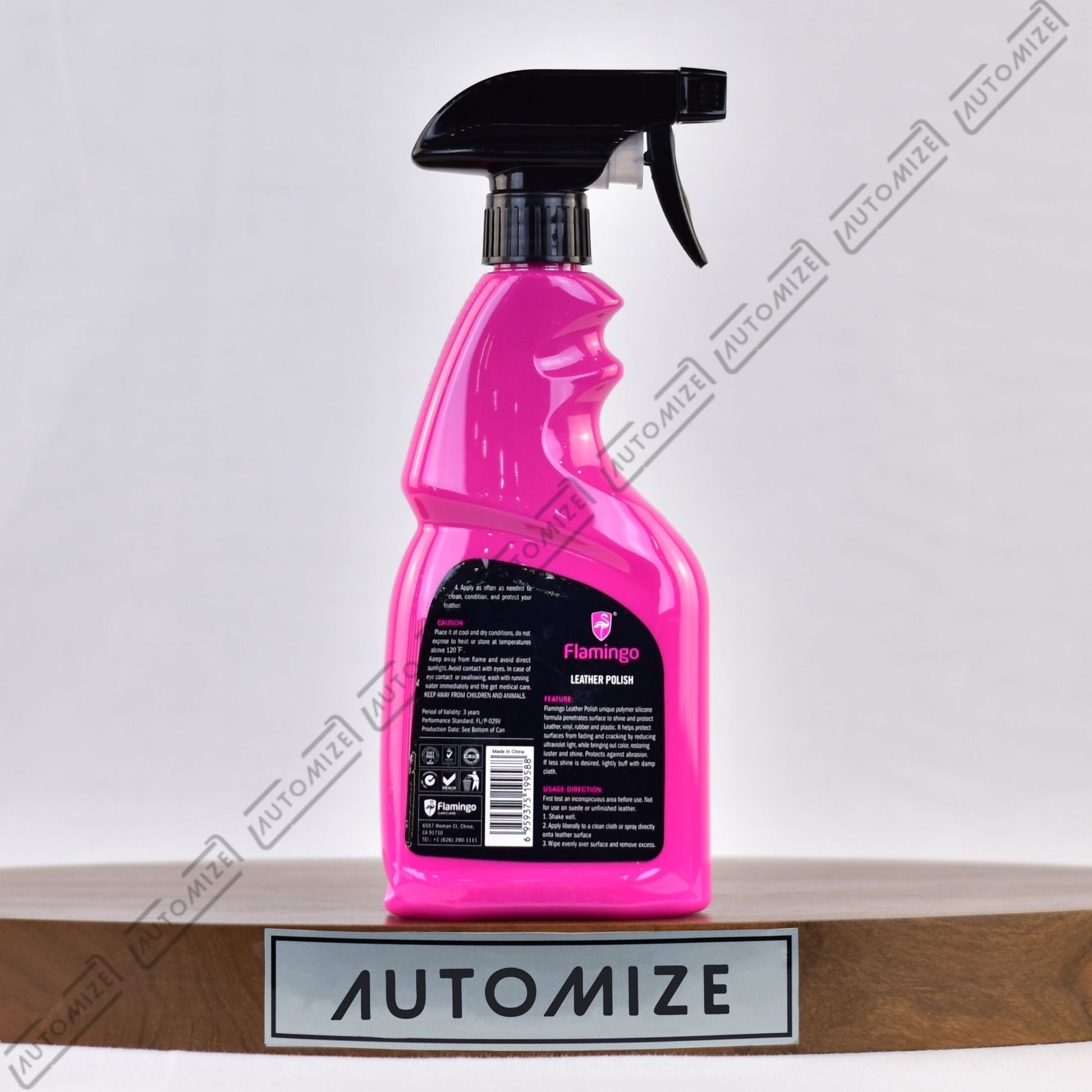 Flamingo Leather Polish High Gloss and Sunscreen Formulation (500ml) - Automize