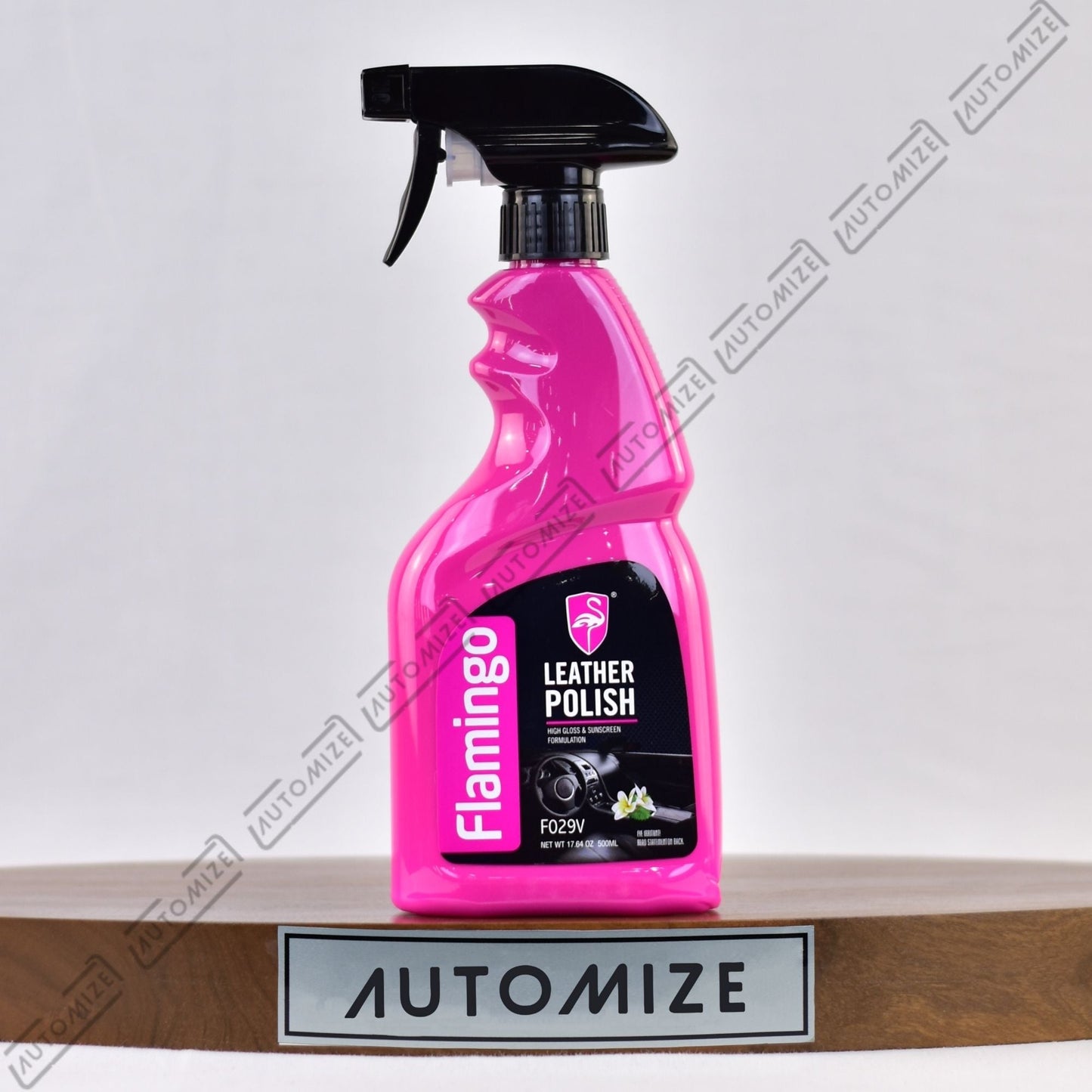 Flamingo Leather Polish High Gloss and Sunscreen Formulation (500ml) - Automize