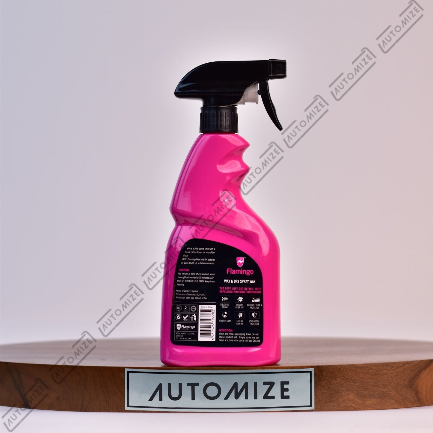 Flamingo Wax and Dry Spray Wax (500ml) - Automize