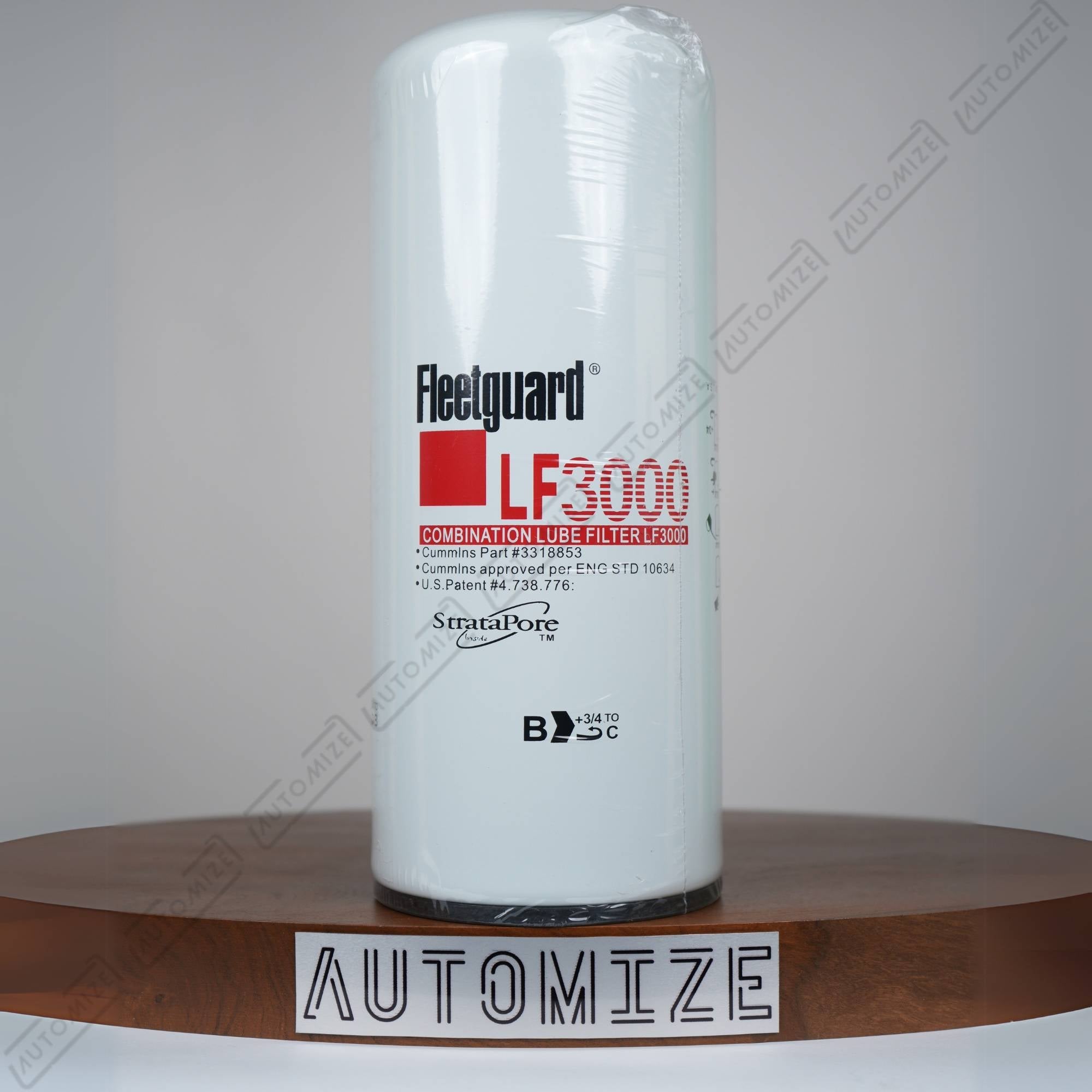Buy Fleetguard LF3000 Combination Lube Filter [3318853] (Made in USA) - Automize