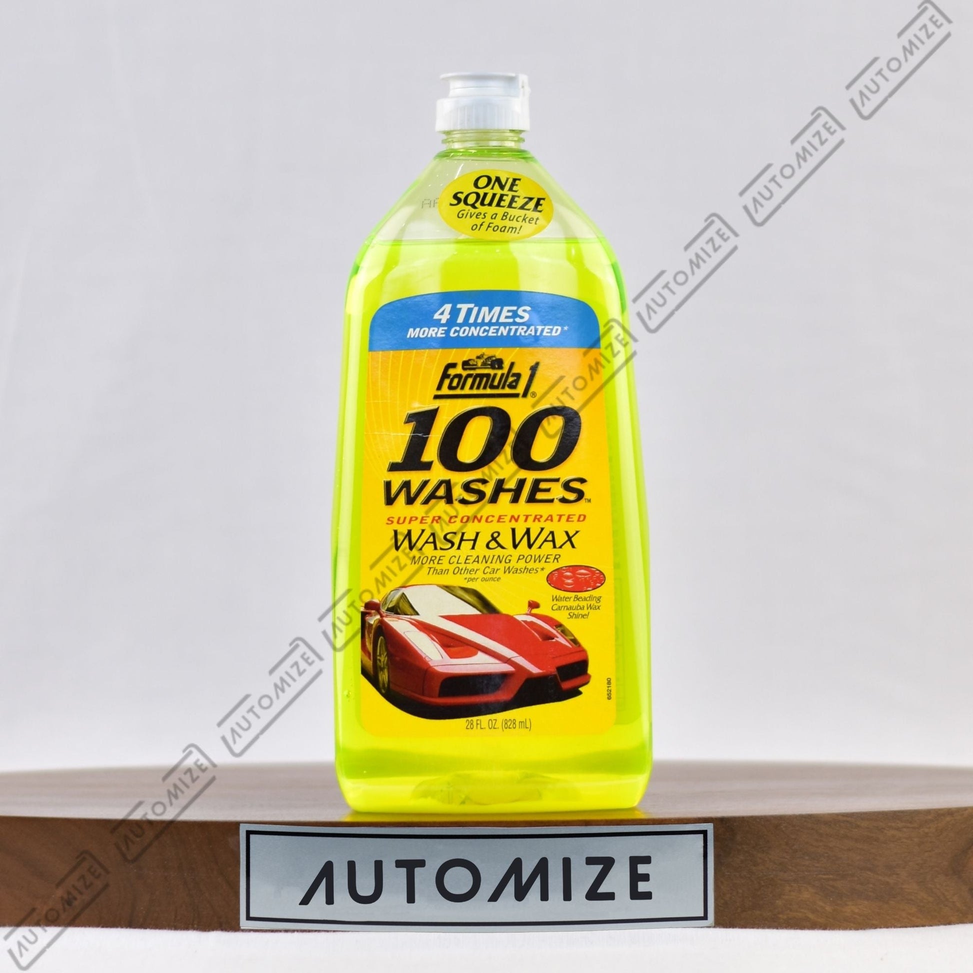 Formula1 100 Washes Super ConcentratedWash and Wax (828ml) - Automize