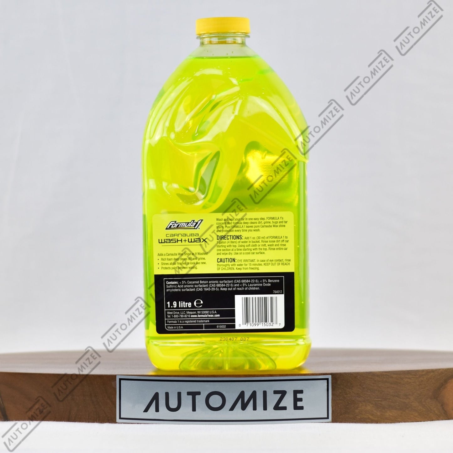 Formula1 Carnauba Wash + Wax (1.9l) - Automize