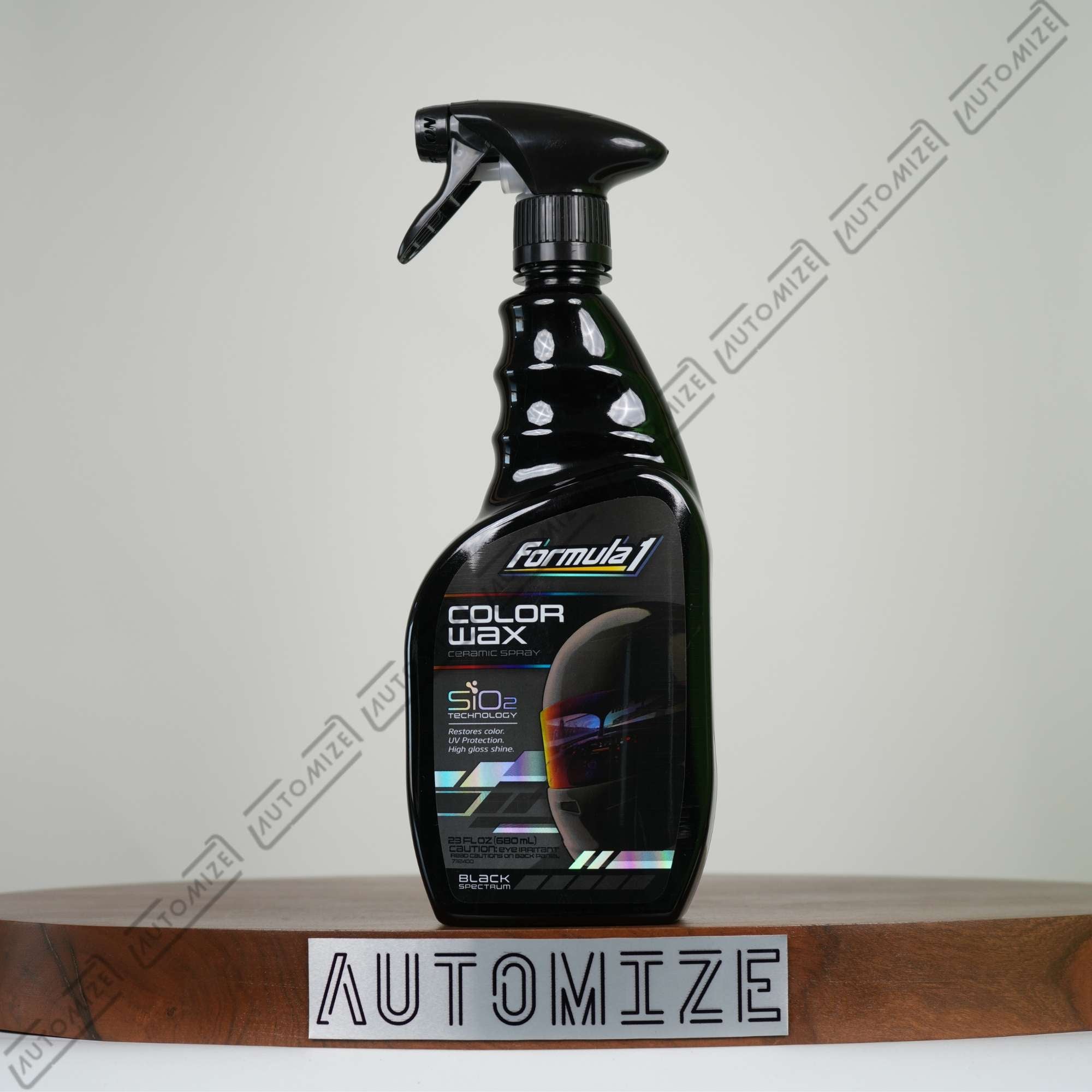 Formula1 Colour Wax Ceramic Spray SiO2 Technology - Black Spectrum (680ml) - Automize