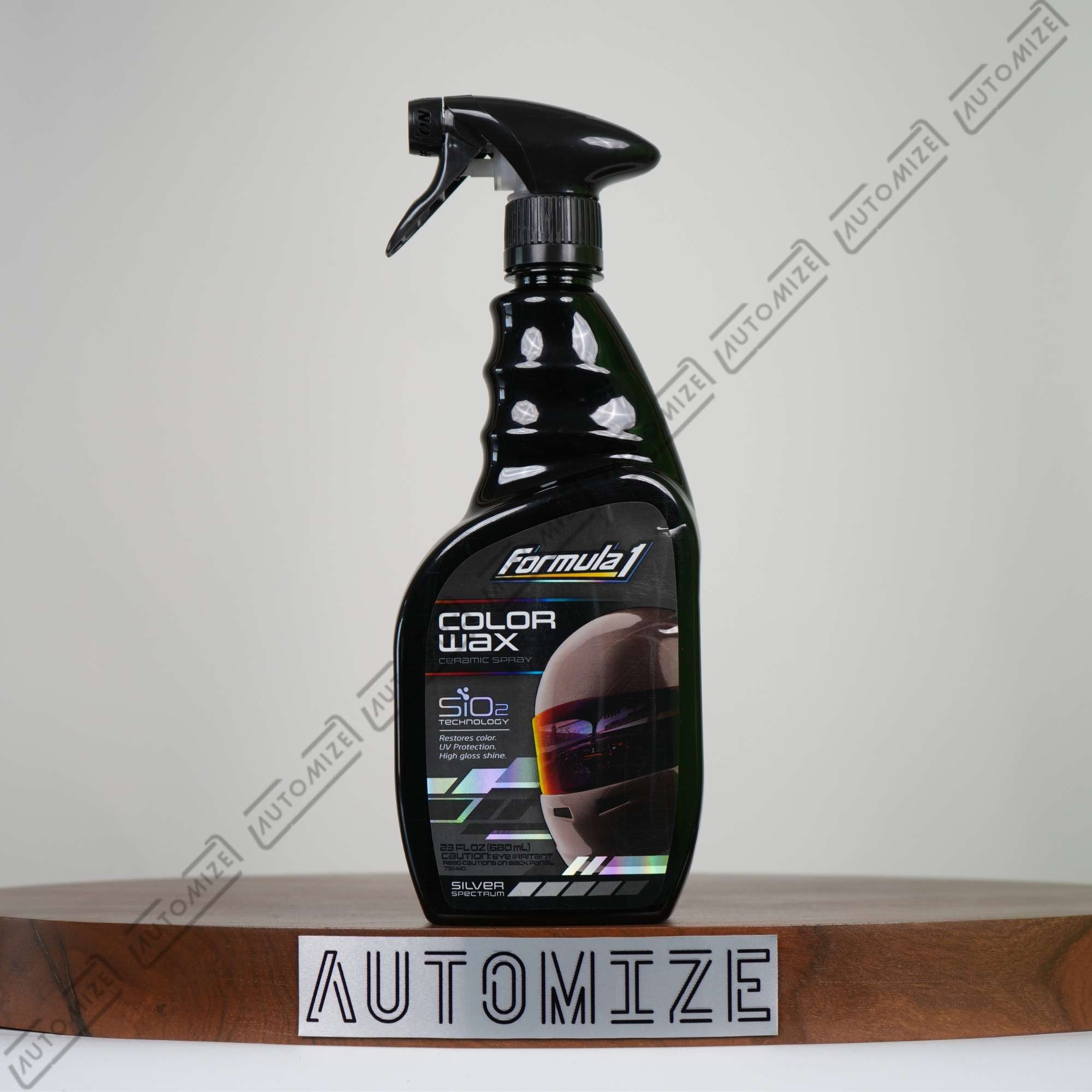 Formula1 Colour Wax Ceramic Spray SiO2 Technology - Silver Spectrum (680ml) - Automize
