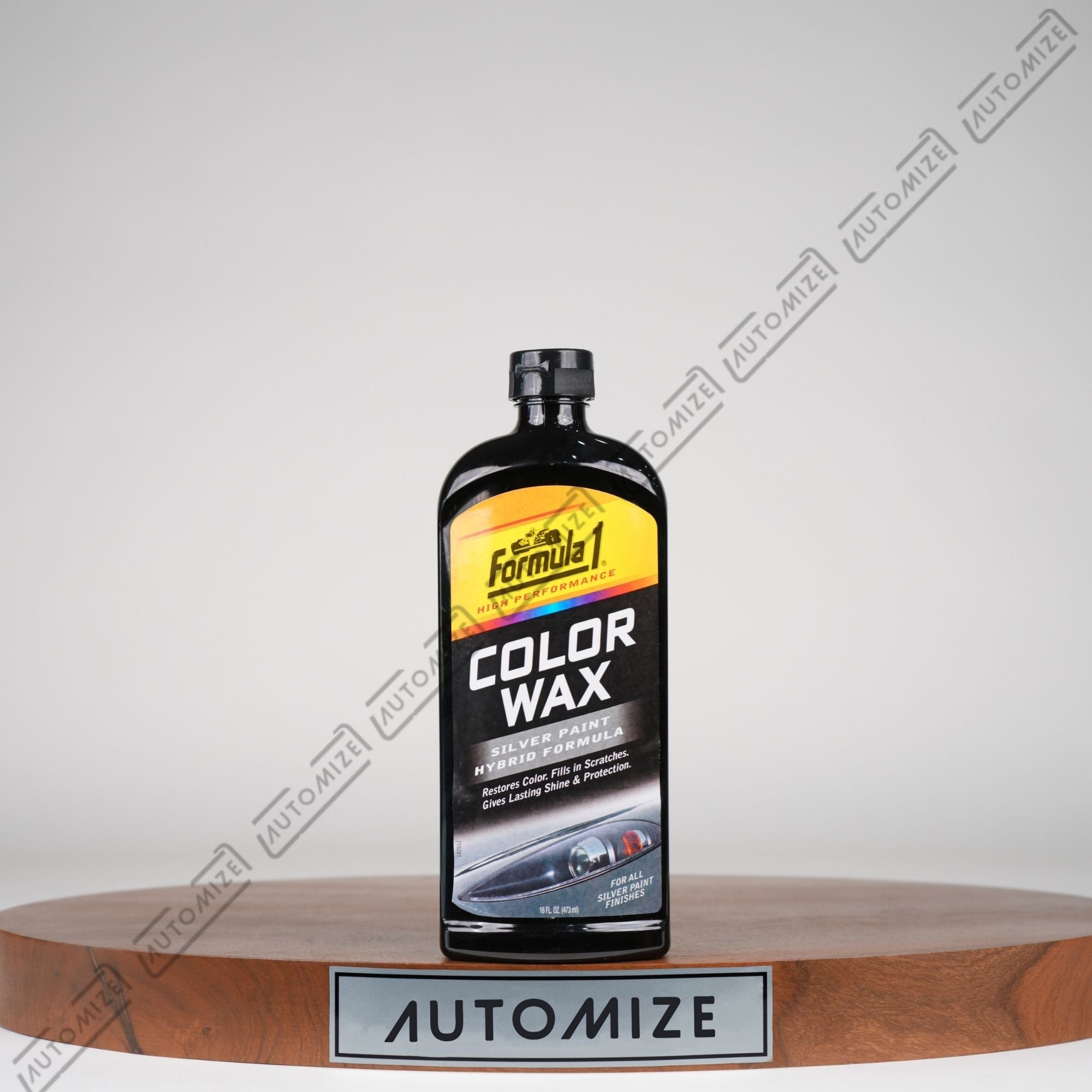 Formula1 High Performance Color Wax Silver Paint Hybrid Formula - Silver (473ml) - Automize