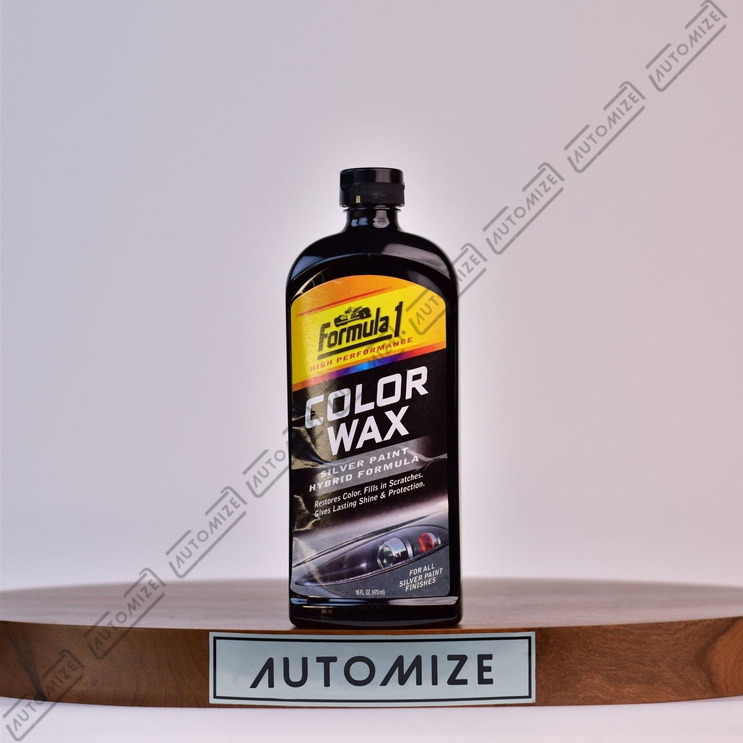 Formula1 High Performance Colour Wax - Silver Paint (473ml) - Automize