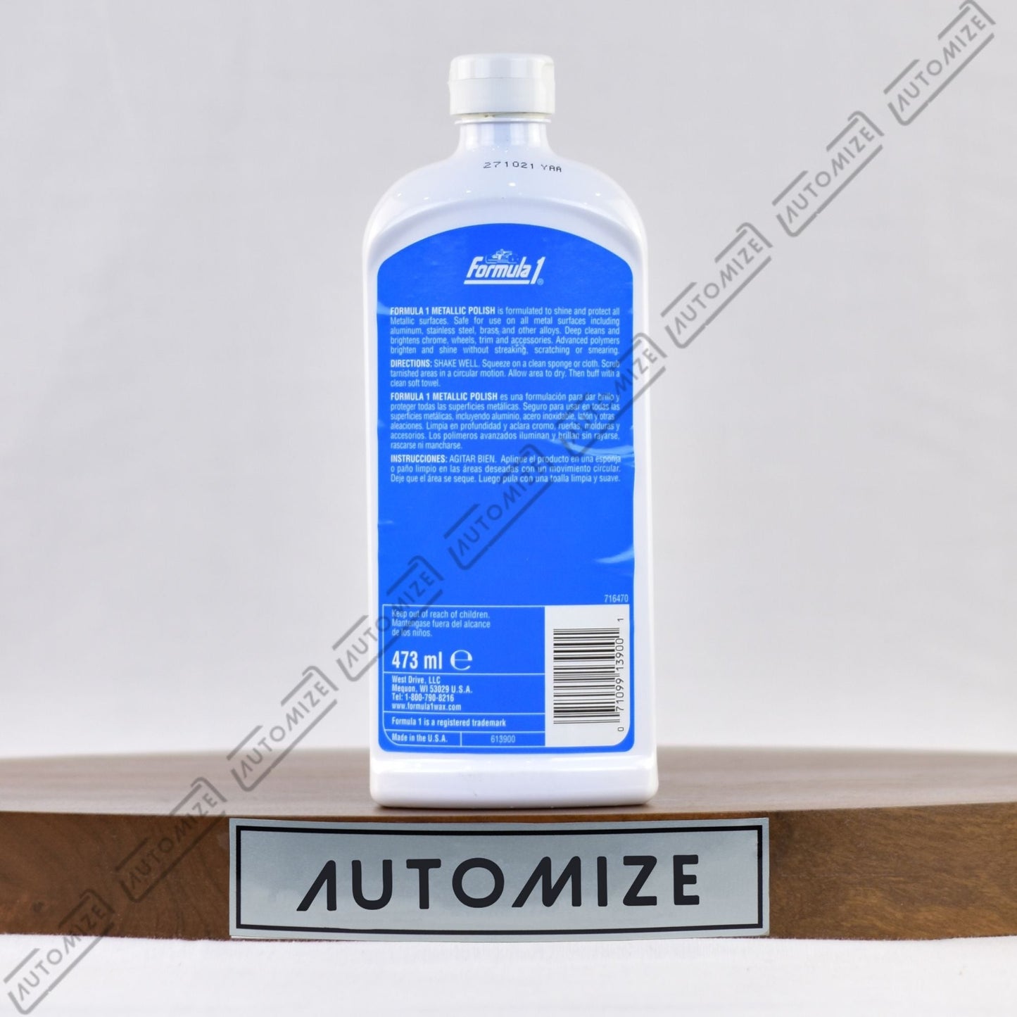 Formula1 High Performance Metallic Polish (473ml) - Automize